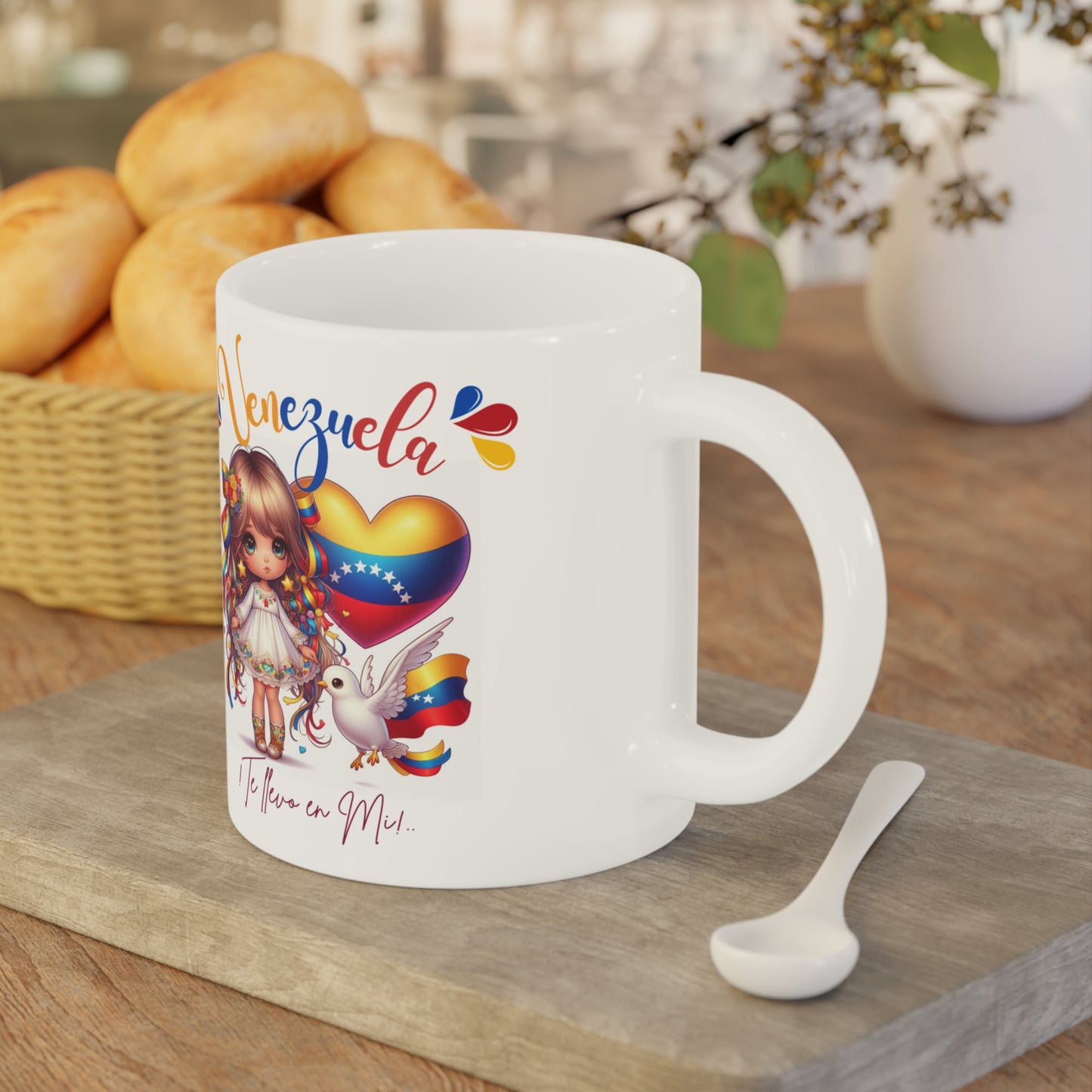 Ceramic Mugs (11oz\15oz\20oz), Ceramic Mugs (11oz\15oz\20oz), para las personas amantes de Venezuela o para los venezolanos migrantes de su pais, con banderas de Venezuela