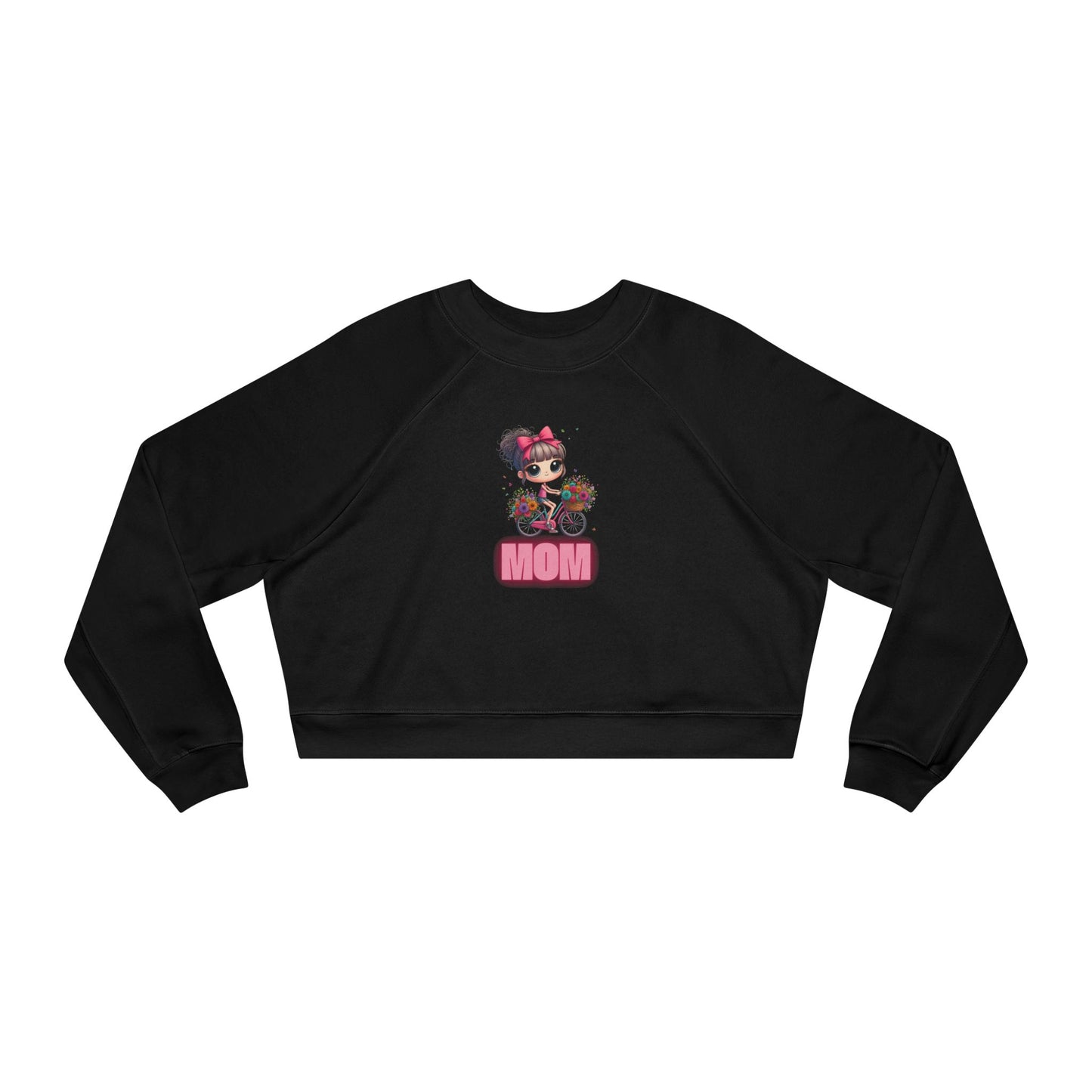 Cropped Sweatshirt Bike Mama Cycling Lover