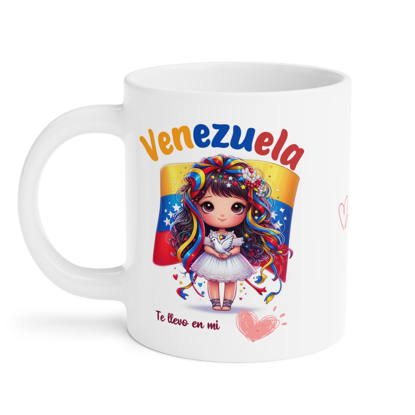 Ceramic Mugs (11oz\15oz\20oz), Ceramic Mugs (11oz\15oz\20oz), para las personas amantes de Venezuela o para los venezolanos migrantes de su pais, con banderas de Venezuela