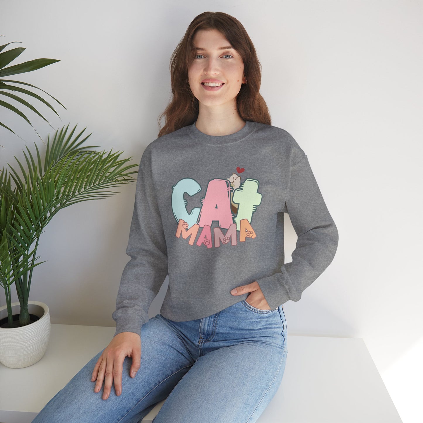 Mama Unisex Heavy Blend™ Crewneck Sweatshirt - Para Mama Design