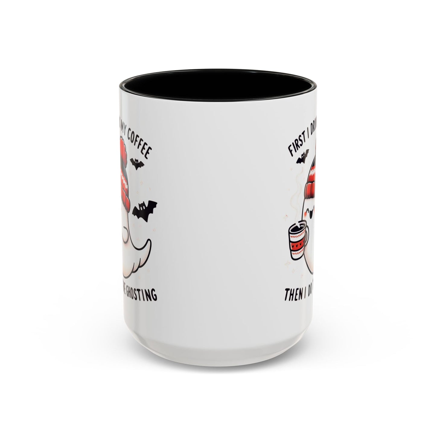 Halloween Ghost Cat Coffee Mug