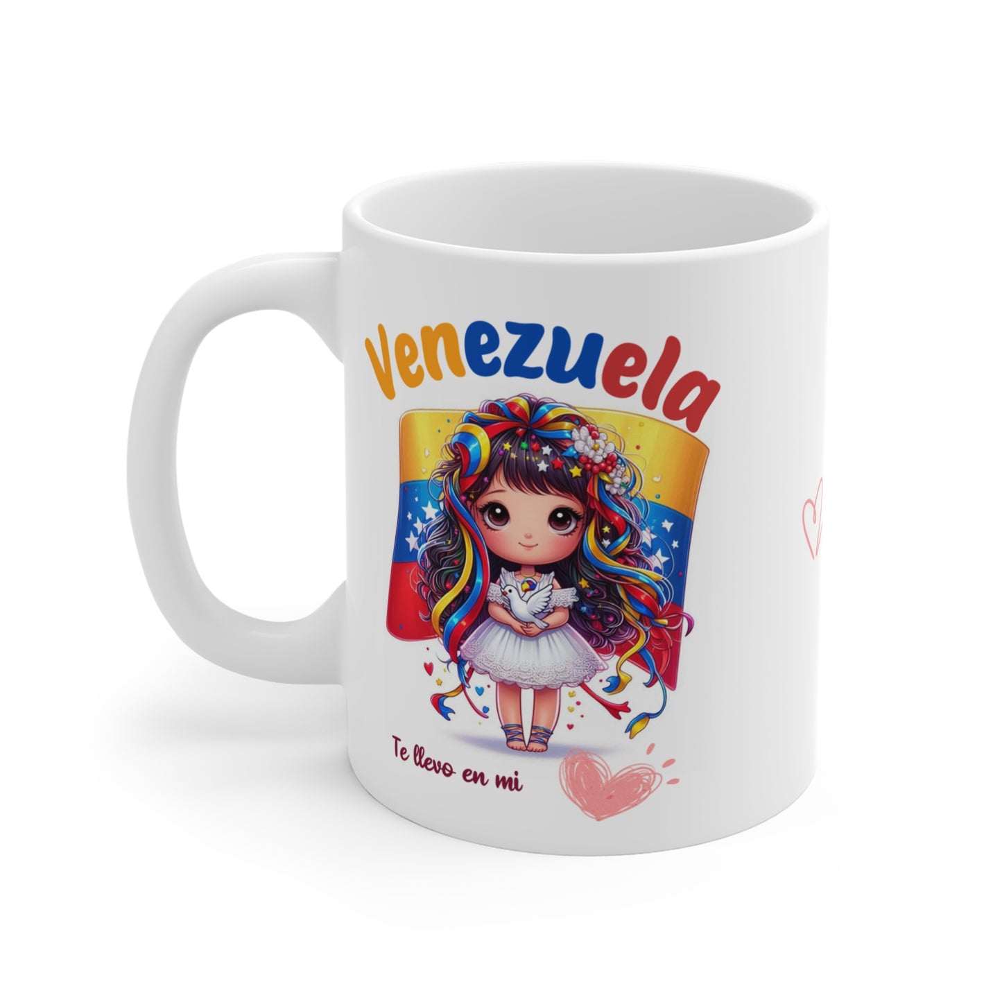 Ceramic Mugs (11oz\15oz\20oz), Ceramic Mugs (11oz\15oz\20oz), para las personas amantes de Venezuela o para los venezolanos migrantes de su pais, con banderas de Venezuela