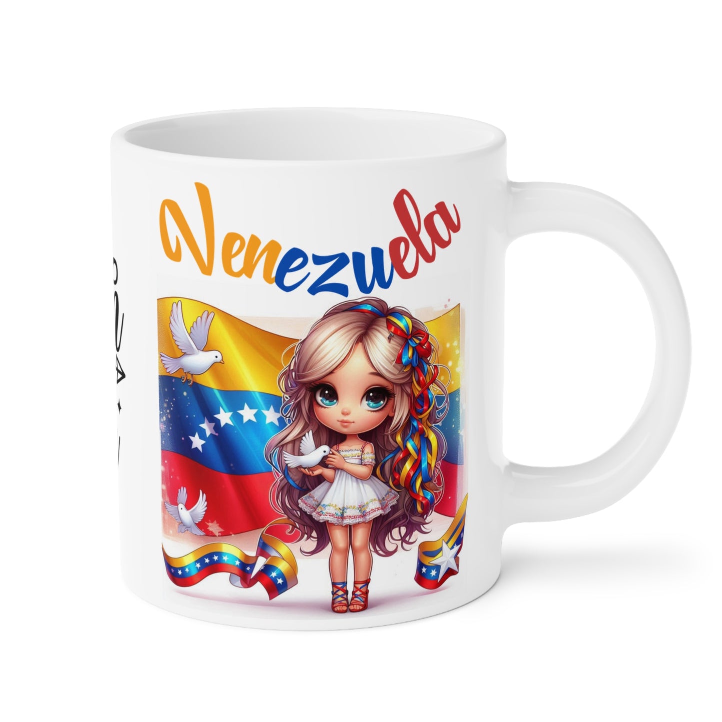 Ceramic Mugs (11oz\15oz\20oz), Ceramic Mugs (11oz\15oz\20oz), para las personas amantes de Venezuela o para los venezolanos migrantes de su pais, con banderas de Venezuela