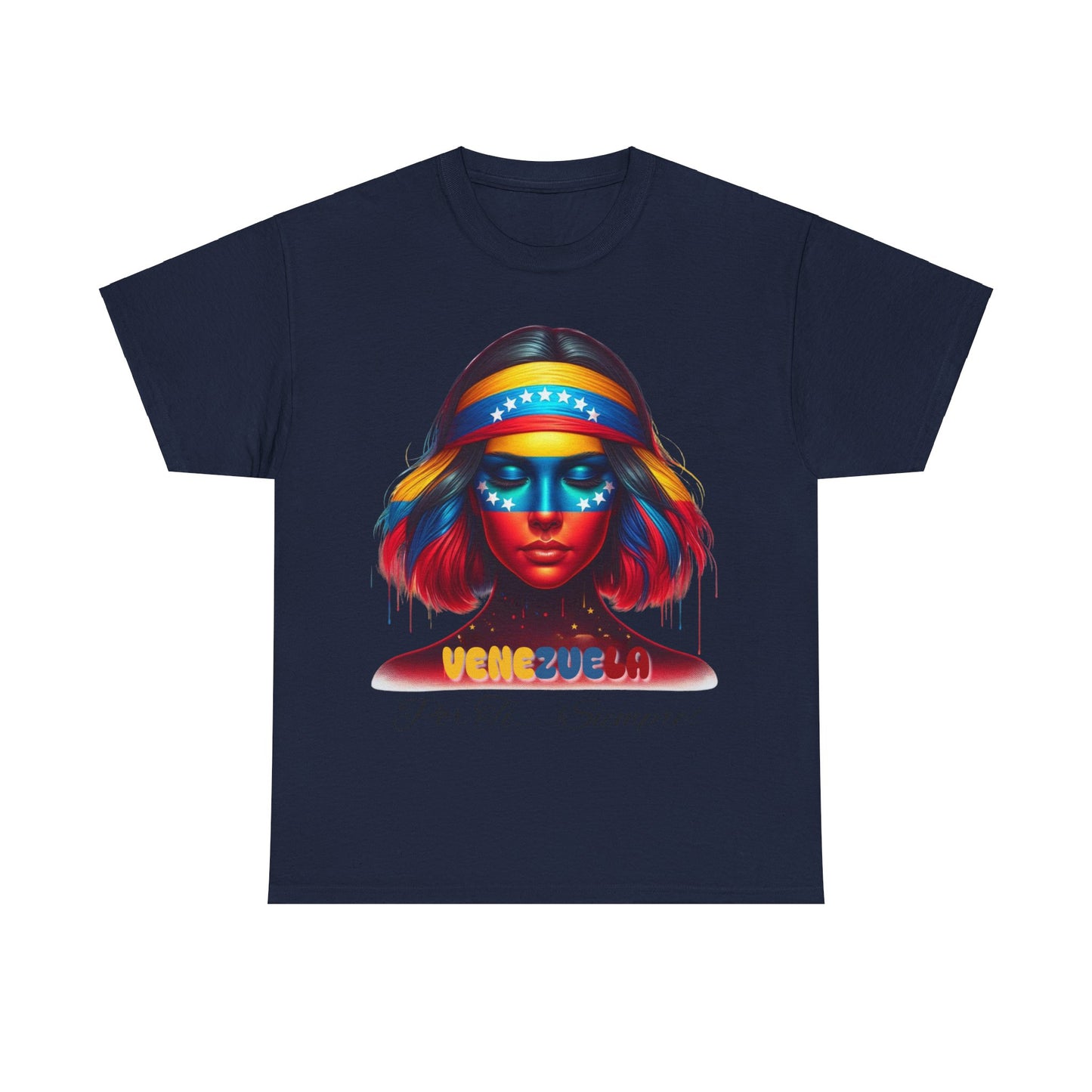 Unisex Heavy Cotton Tee, Colección Camisetas Venezuela Unisex – Serie Adultos, Camiseta Orgullo Venezolano – Retro y Clásica, edicion especial Venezuela