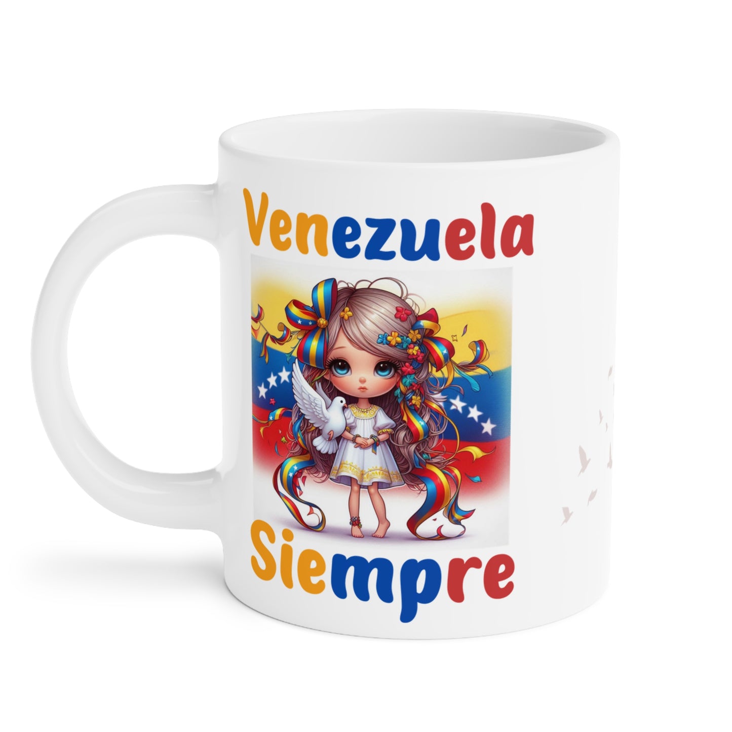 Ceramic Mugs (11oz\15oz\20oz), Ceramic Mugs (11oz\15oz\20oz), para las personas amantes de Venezuela o para los venezolanos migrantes de su pais, con banderas de Venezuela