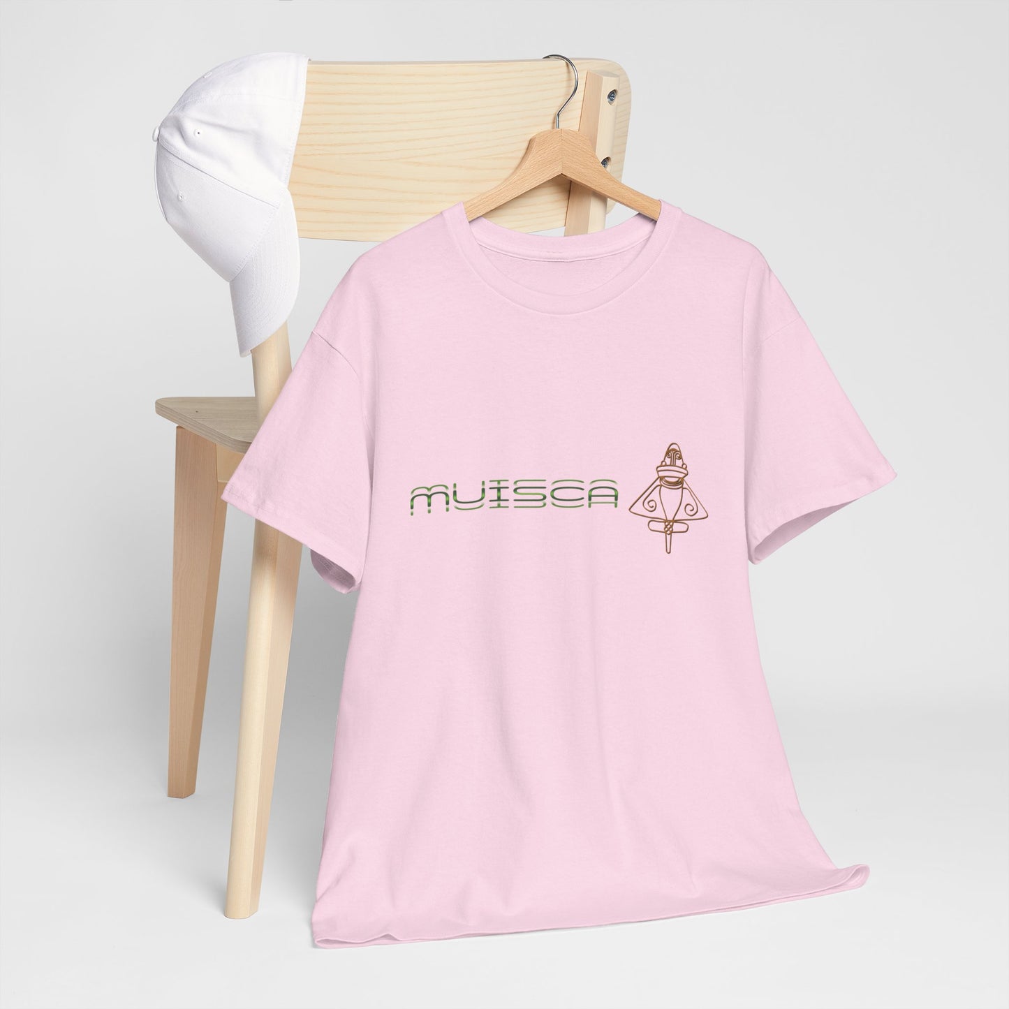 "CULTURA MUISCA" - Unisex Heavy Cotton Tee, Sporty, Casual, Gift, For Him or Her.