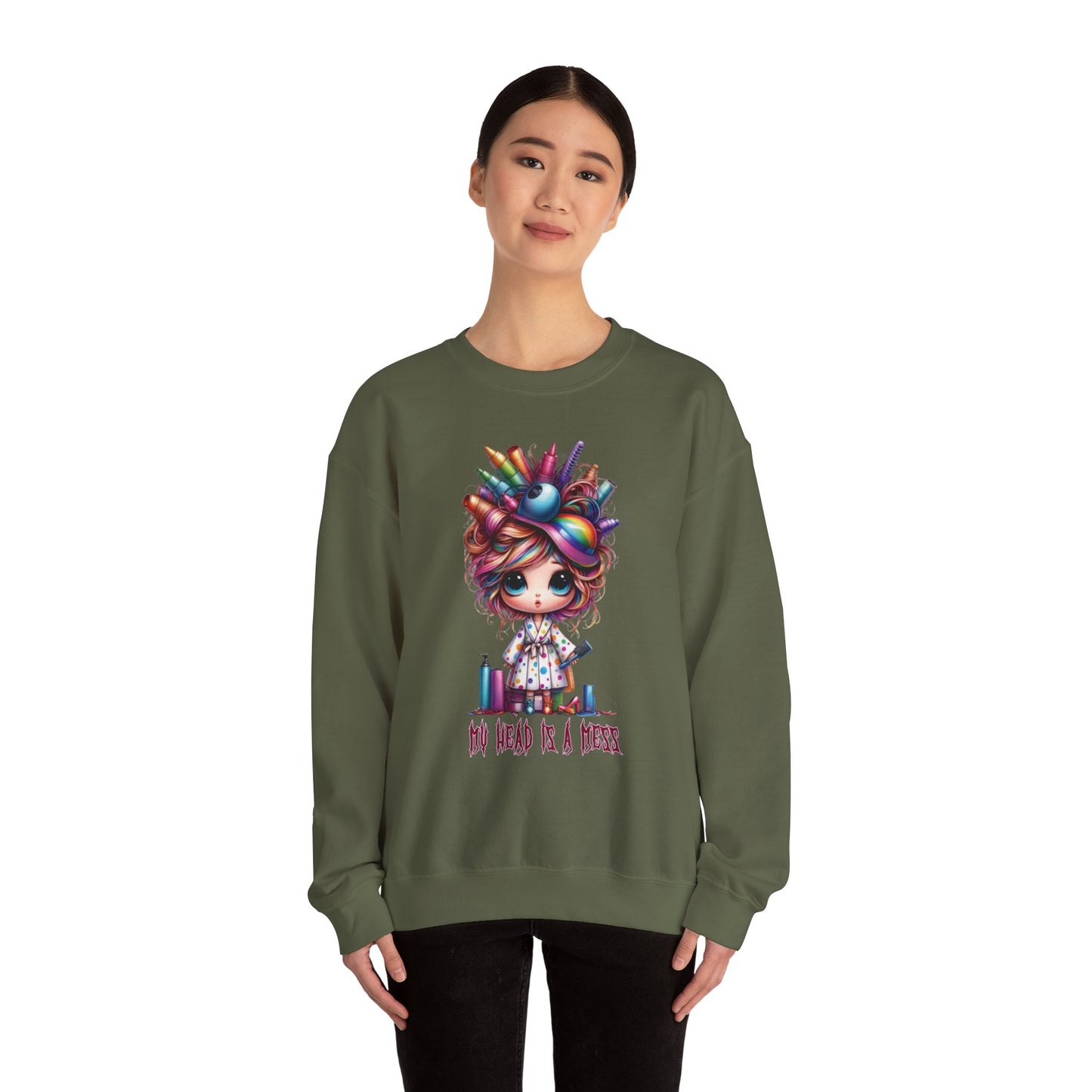 "Sweatshirt Estilista Halloween" - Unisex Heavy Blend™ Crewneck Sweatshirt