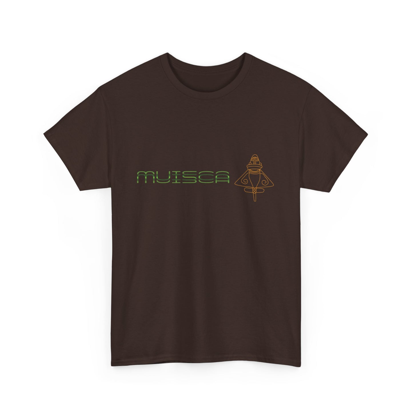 "CULTURA MUISCA" - Unisex Heavy Cotton Tee, Sporty, Casual, Gift, For Him or Her.