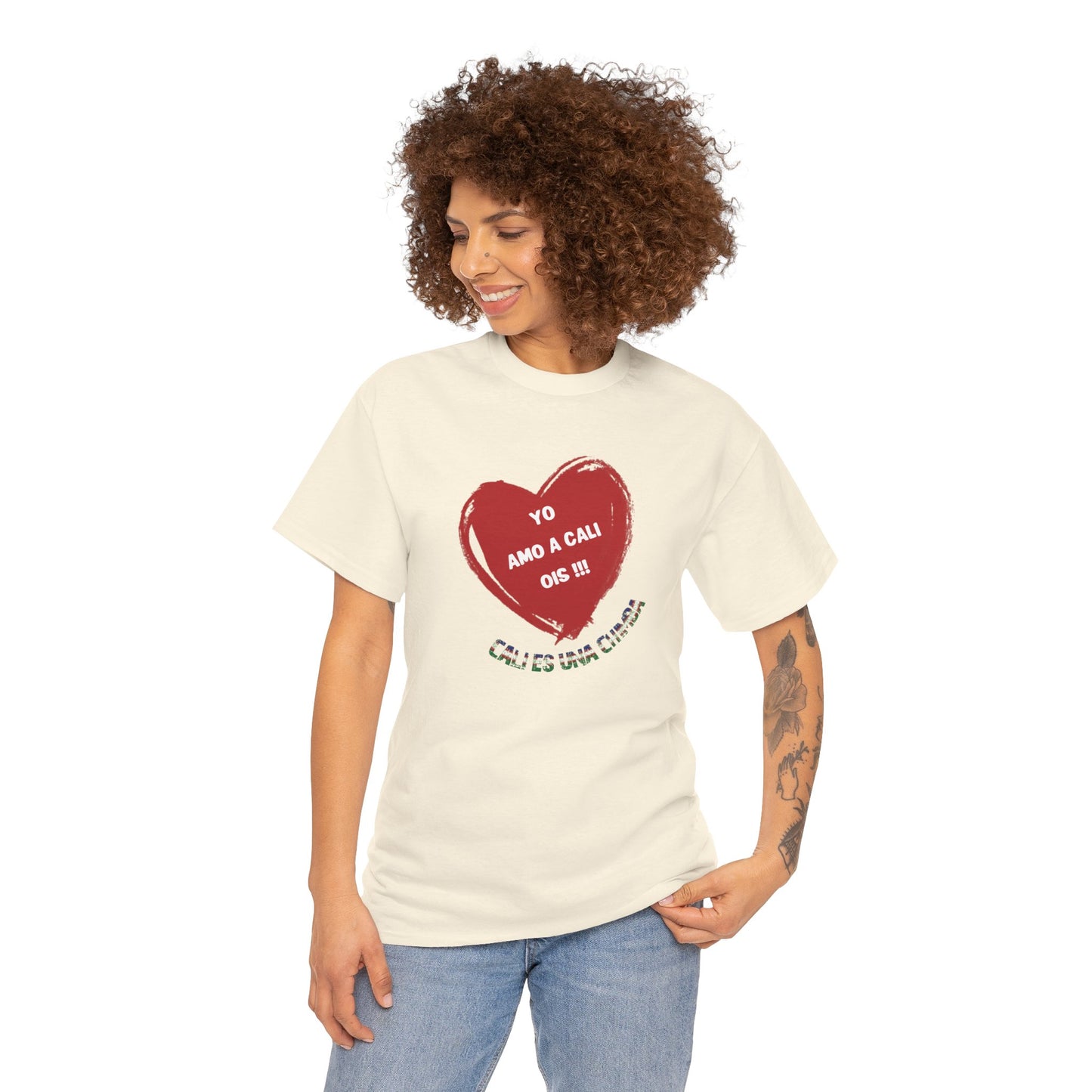 Colonia Caleña Unisex Zone Performance T-shirt, 'Yo amo a Cali ois !!!', regalo casual, Colombian Pride Shirt, Cali Souvenir Gift, Latinx