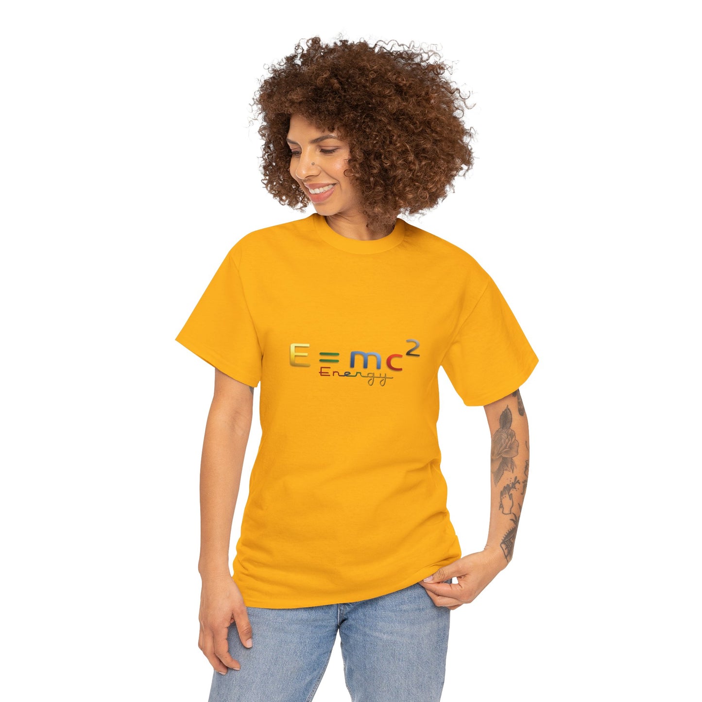 "Energy" - Unisex Heavy Cotton Tee, Sporty, Casual, Gift, For Him or Her.