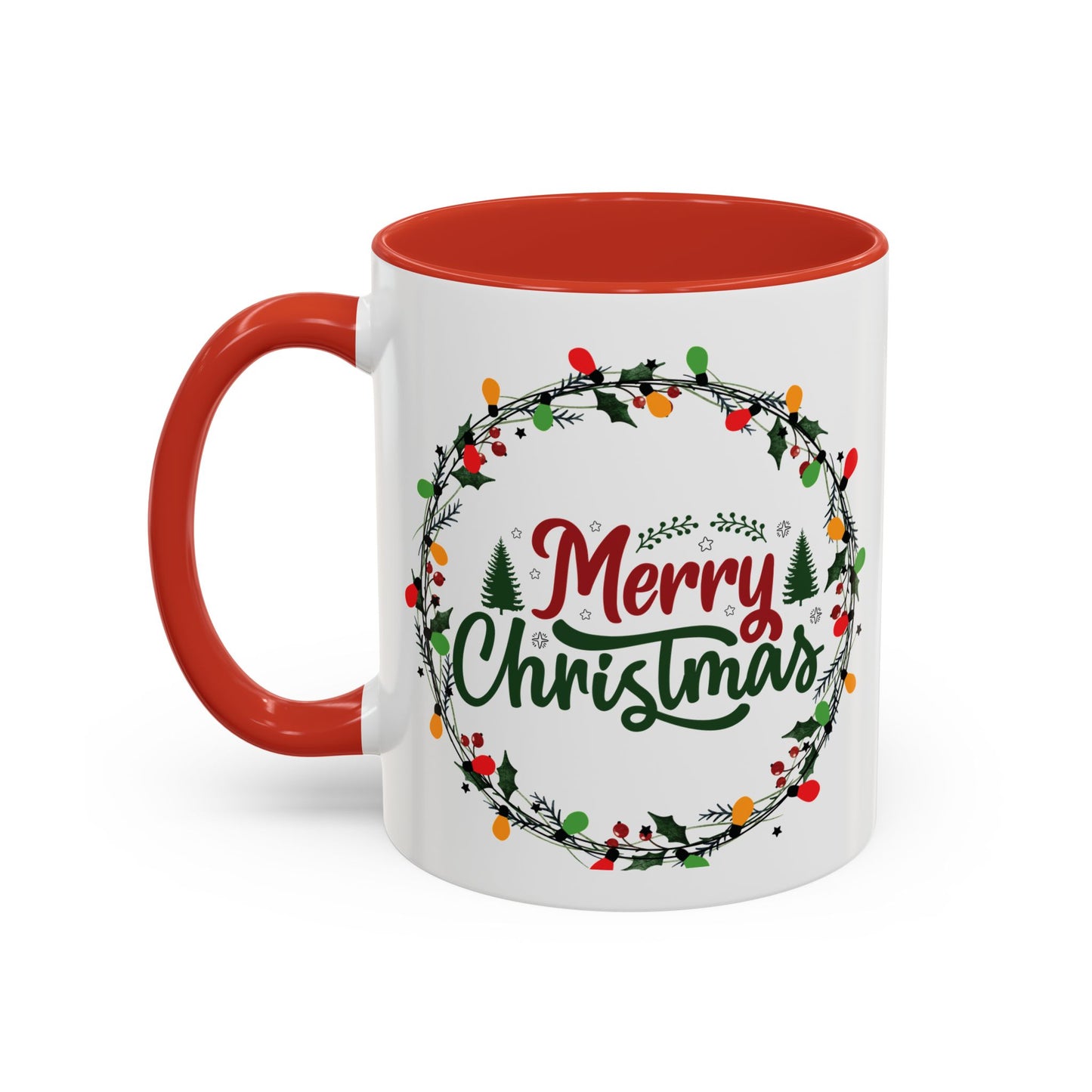 Mug, Merry Christmas Accent Coffee Mug (11, 15oz)