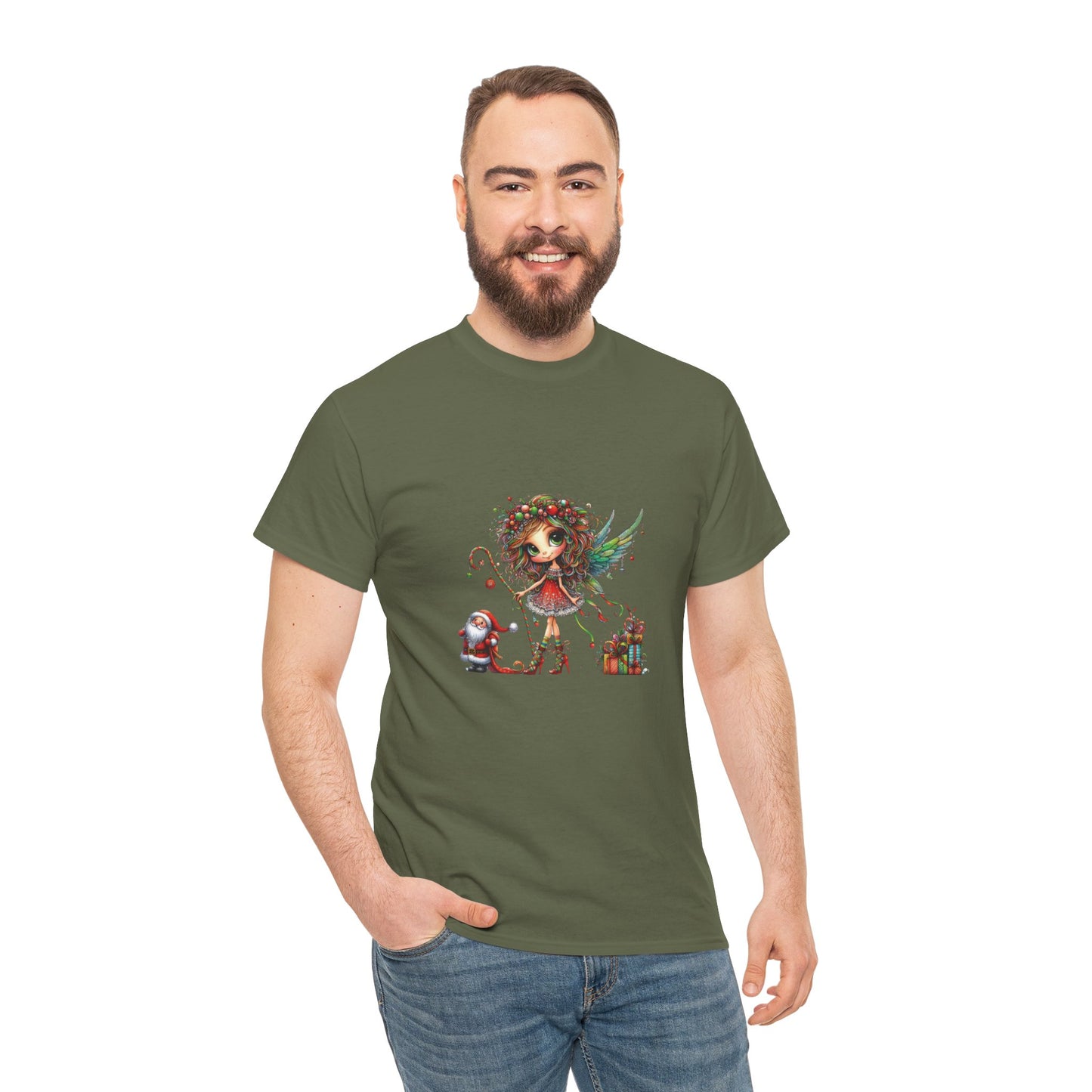 "Camiseta de navidad", Unisex Heavy Cotton Tee