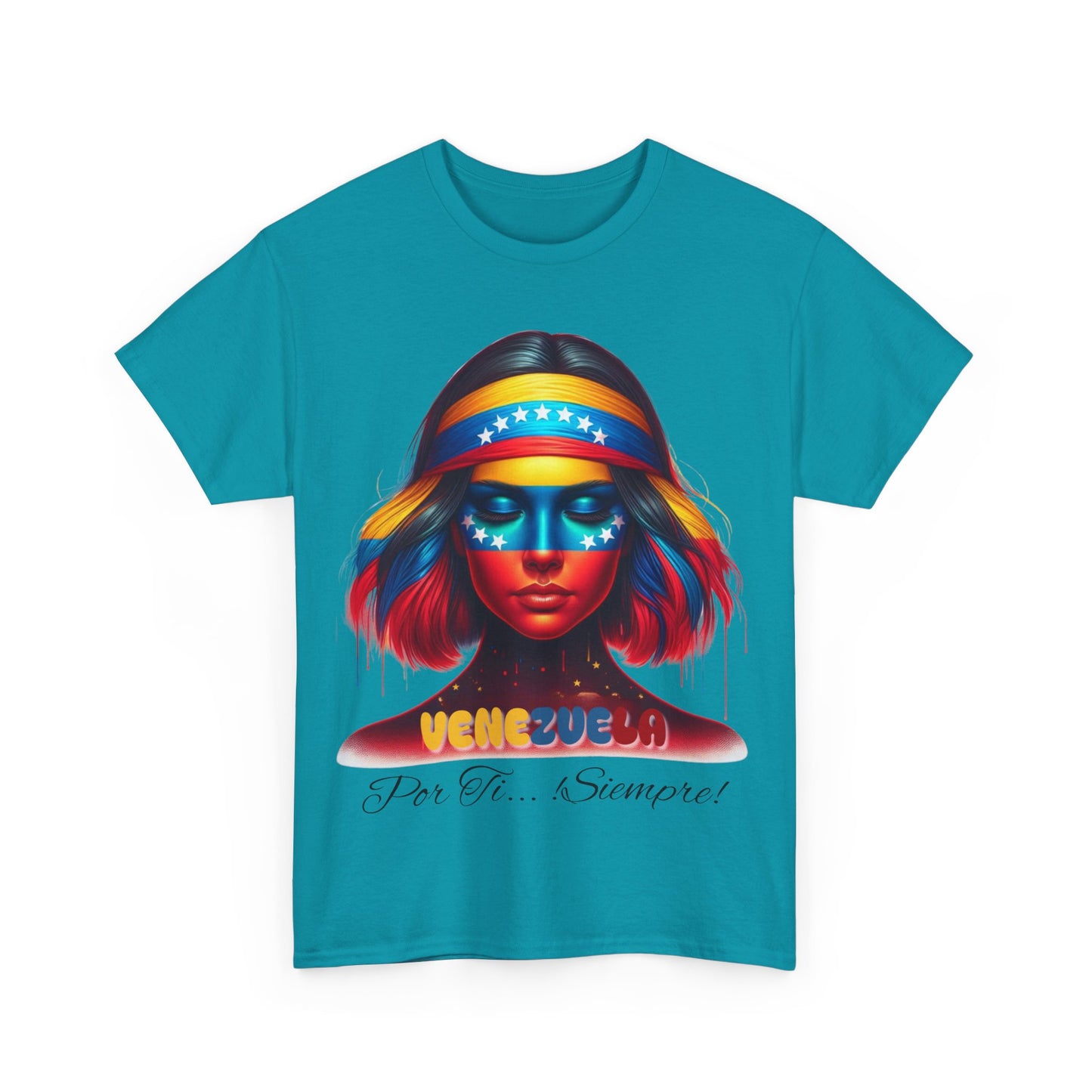 Unisex Heavy Cotton Tee, Colección Camisetas Venezuela Unisex – Serie Adultos, Camiseta Orgullo Venezolano – Retro y Clásica, edicion especial Venezuela