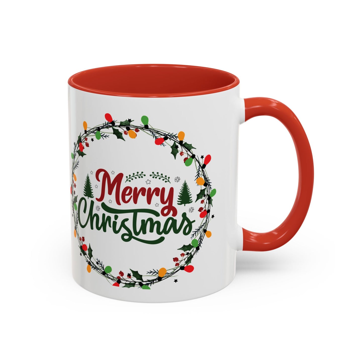 Mug, Merry Christmas Accent Coffee Mug (11, 15oz)