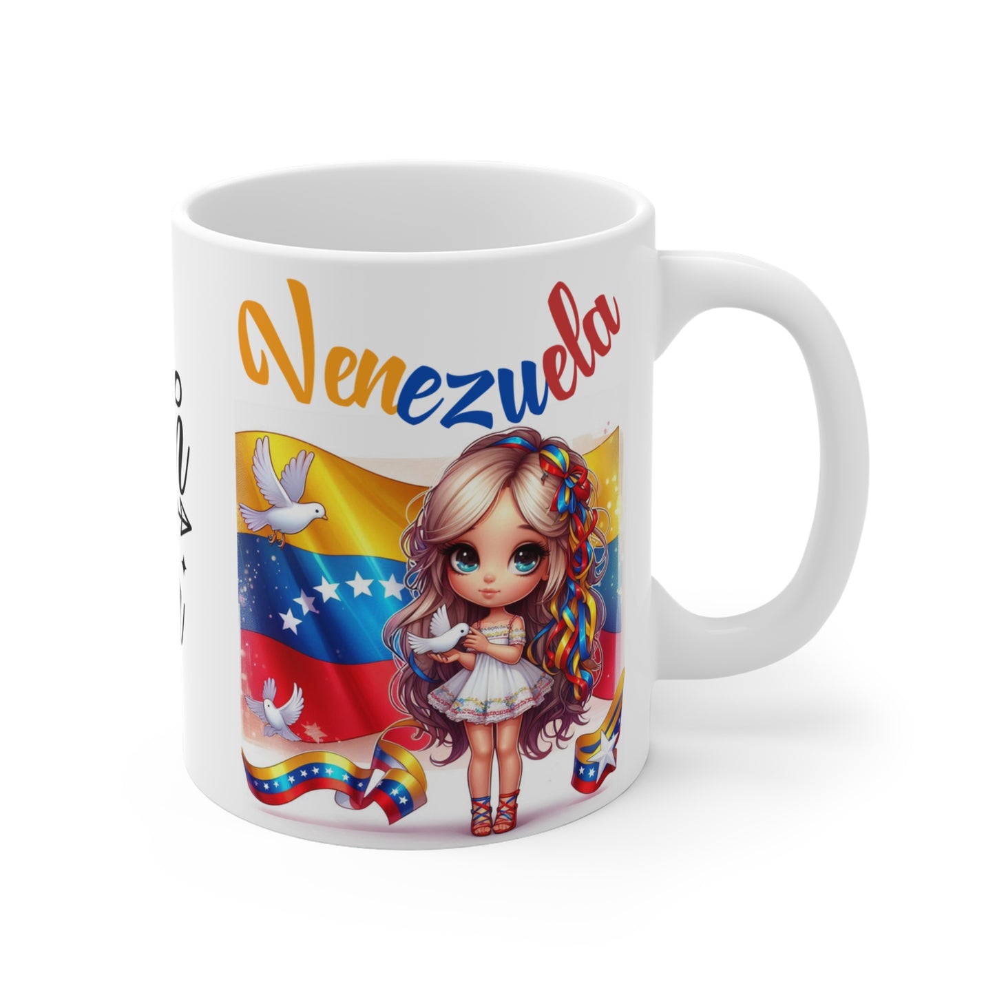 Ceramic Mugs (11oz\15oz\20oz), Ceramic Mugs (11oz\15oz\20oz), para las personas amantes de Venezuela o para los venezolanos migrantes de su pais, con banderas de Venezuela