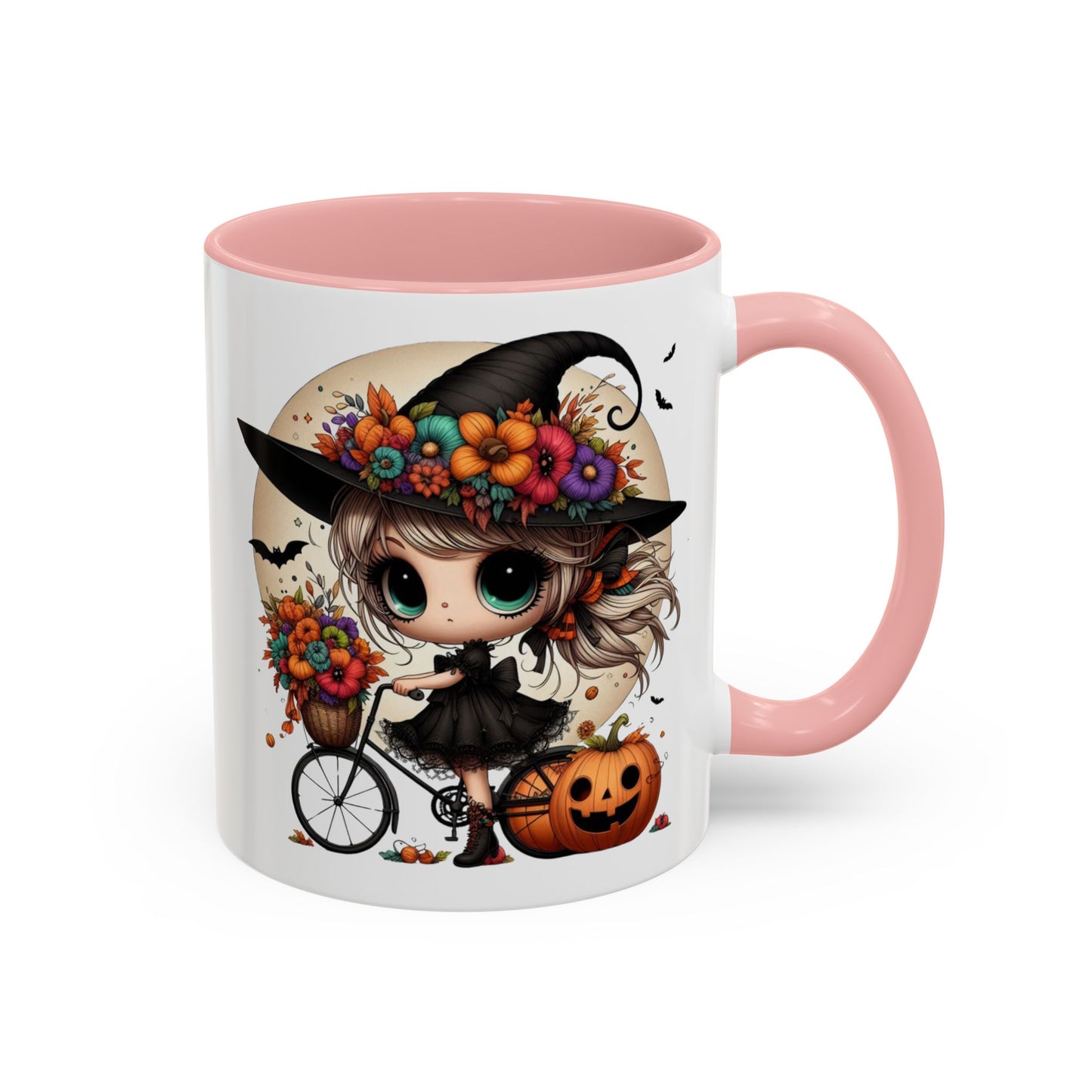 Mug Halloween Decorated with Positive Message