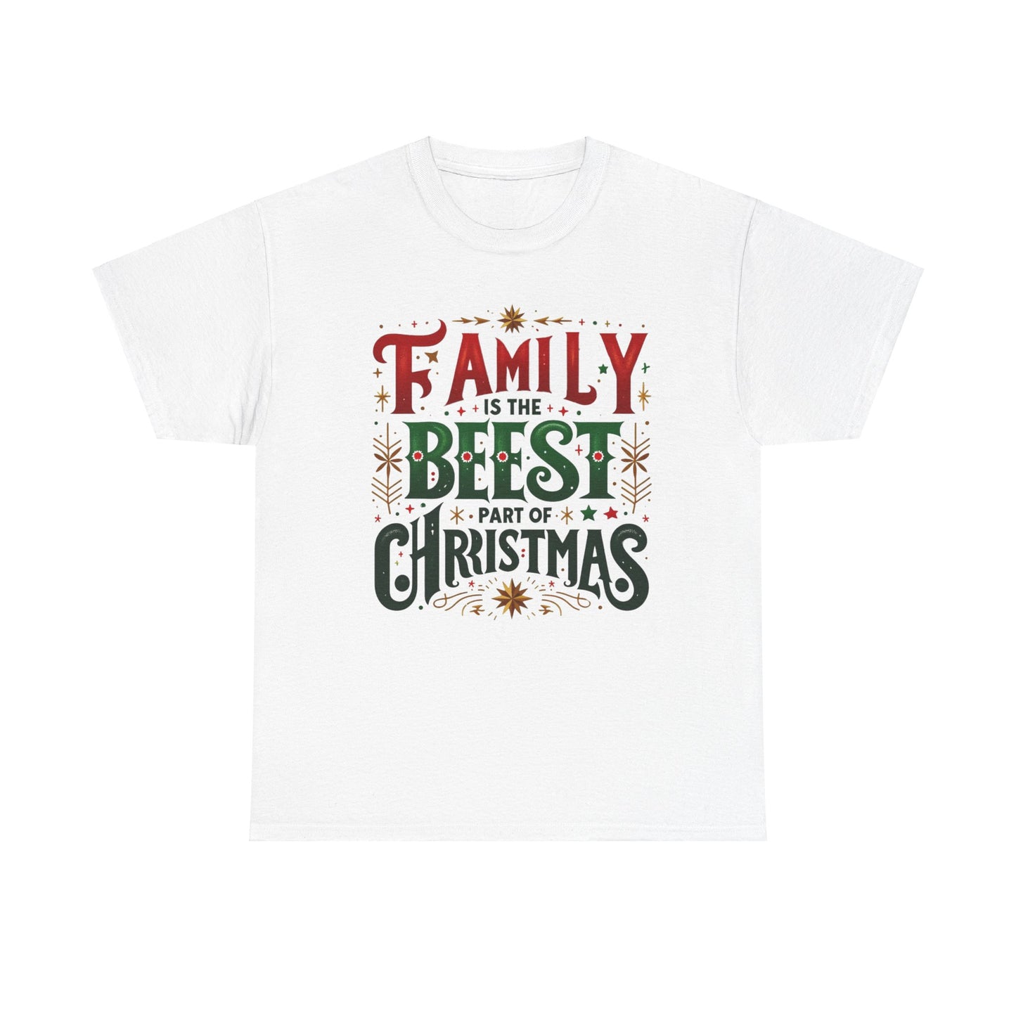 T-shirt for the family at Christmas with a message alluding to family unity