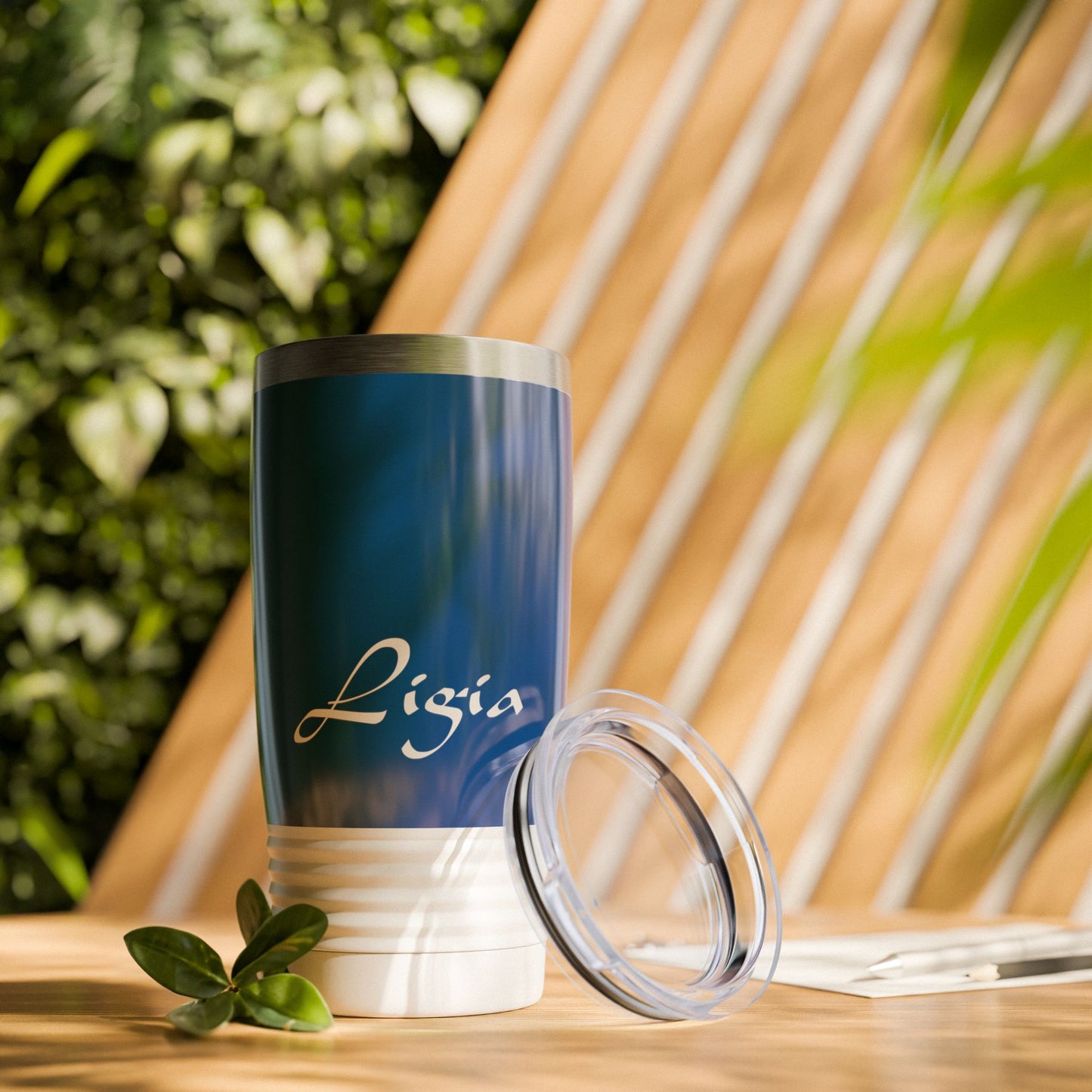 "Ligia" - Tumbler Cup, 20oz, Customizable, Gift, Sports, For Him or Her, Casual.