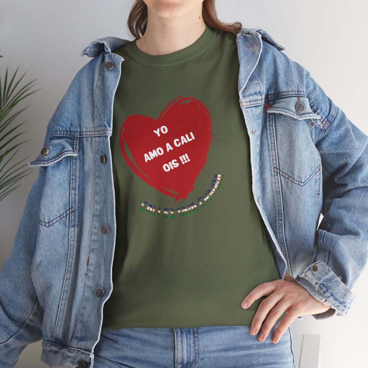 Colonia Caleña Unisex Zone Performance T-shirt, 'Yo amo a Cali ois !!!', regalo casual, Colombian Pride Shirt, Cali Souvenir Gift, Latinx