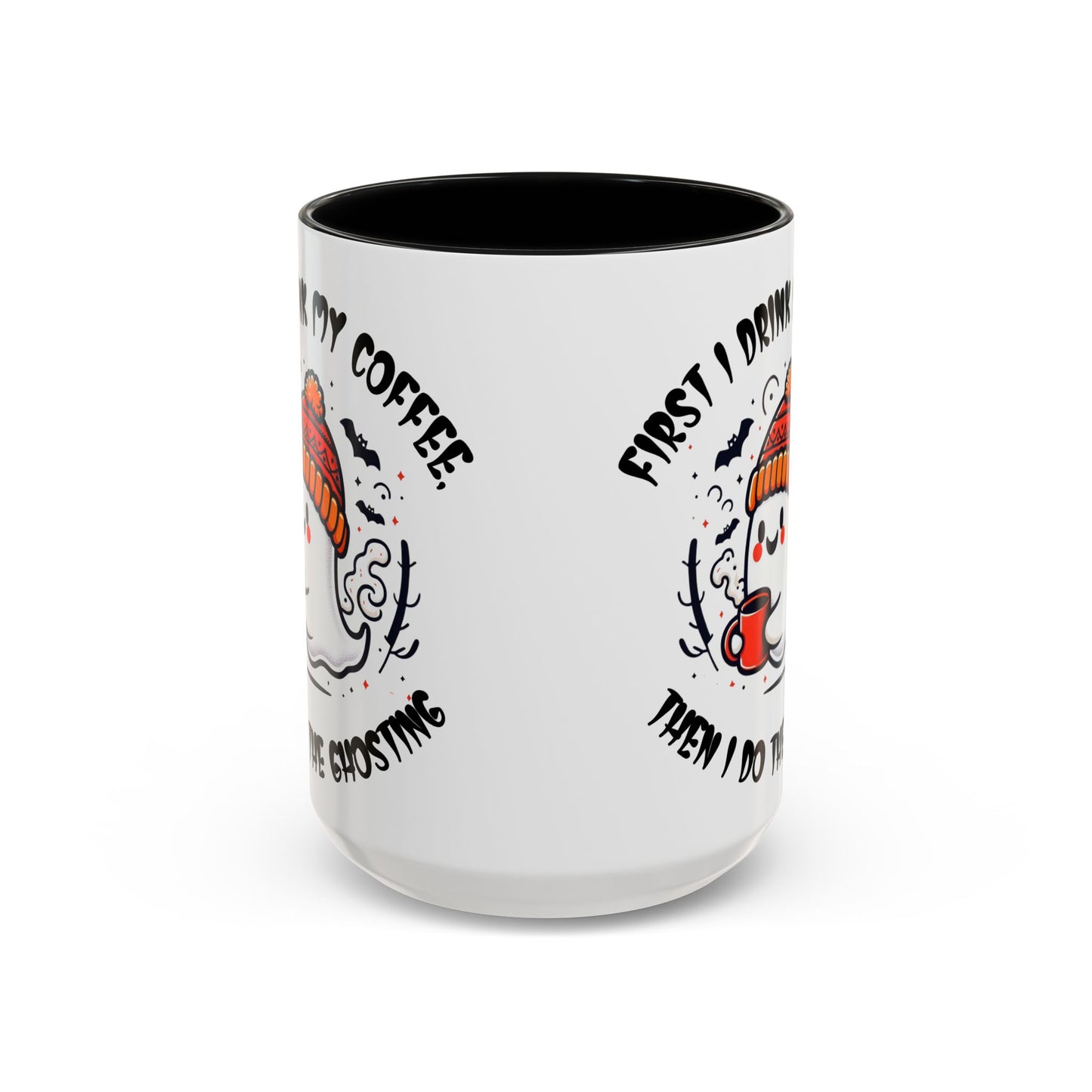 Halloween Ghost Cat Coffee Mug