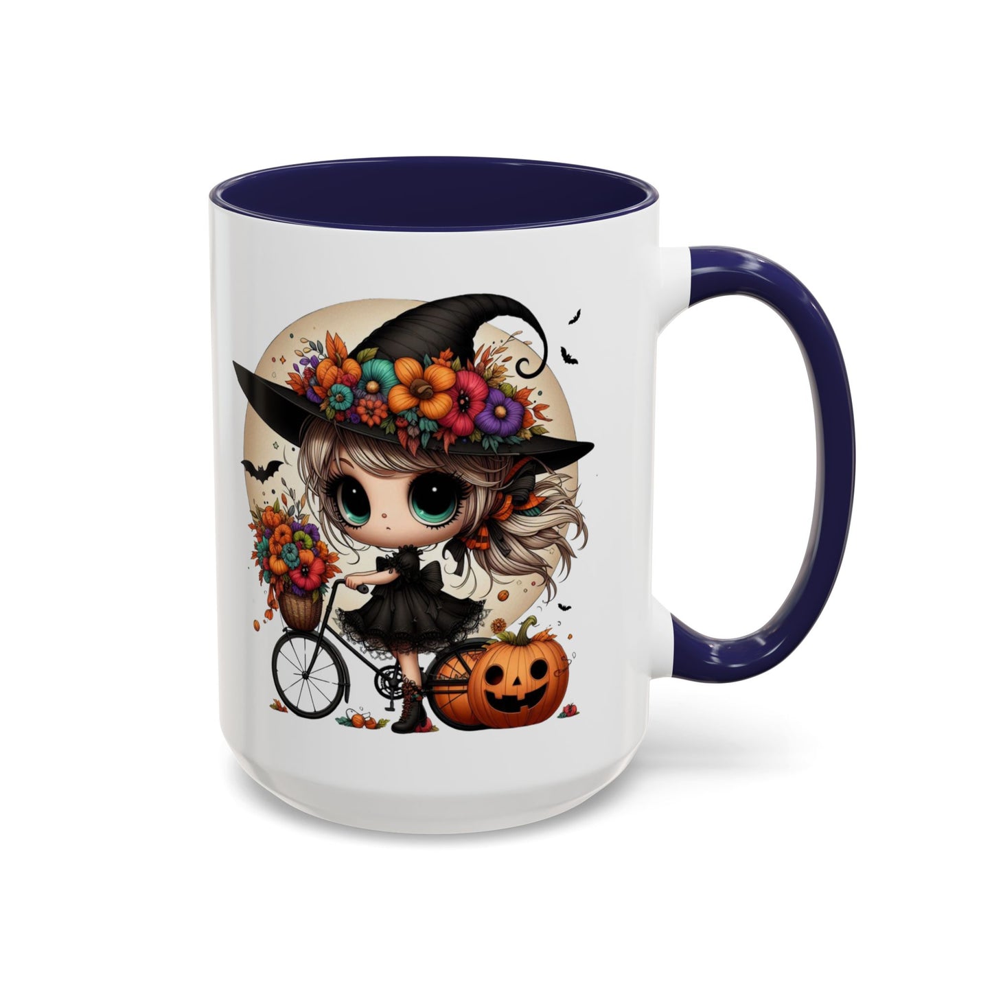 Mug Halloween Decorated with Positive Message