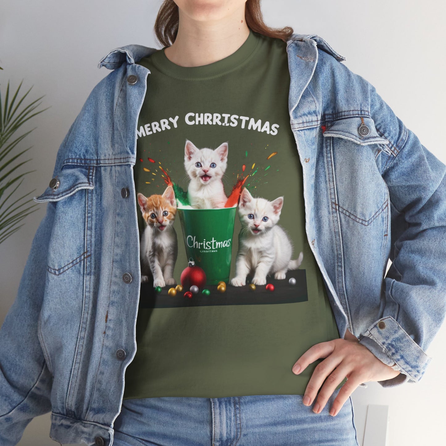 Gato Navidad Tee