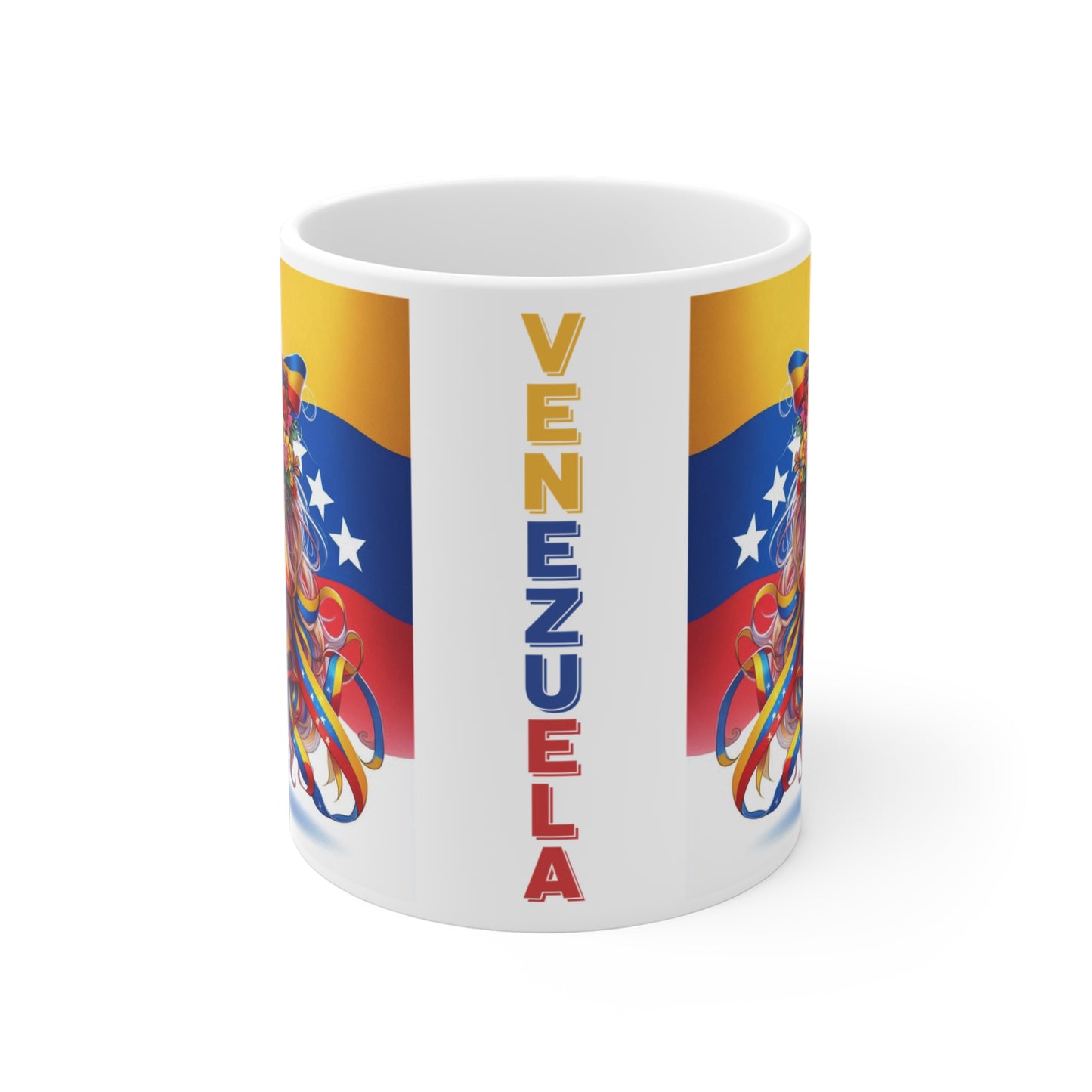 Ceramic Mugs (11oz\15oz\20oz), Ceramic Mugs (11oz\15oz\20oz), para las personas amantes de Venezuela o para los venezolanos migrantes de su pais, con banderas de Venezuela