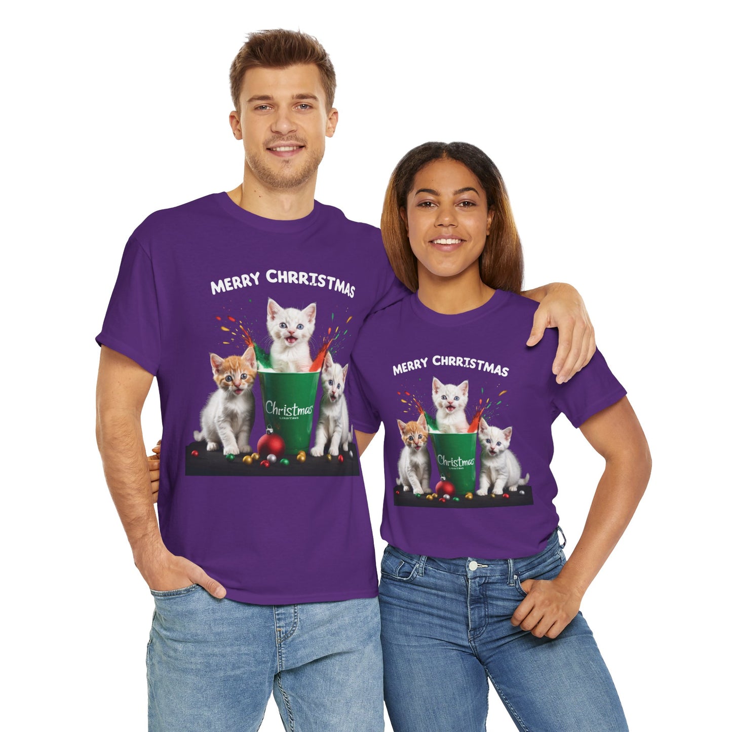 Gato Navidad Tee