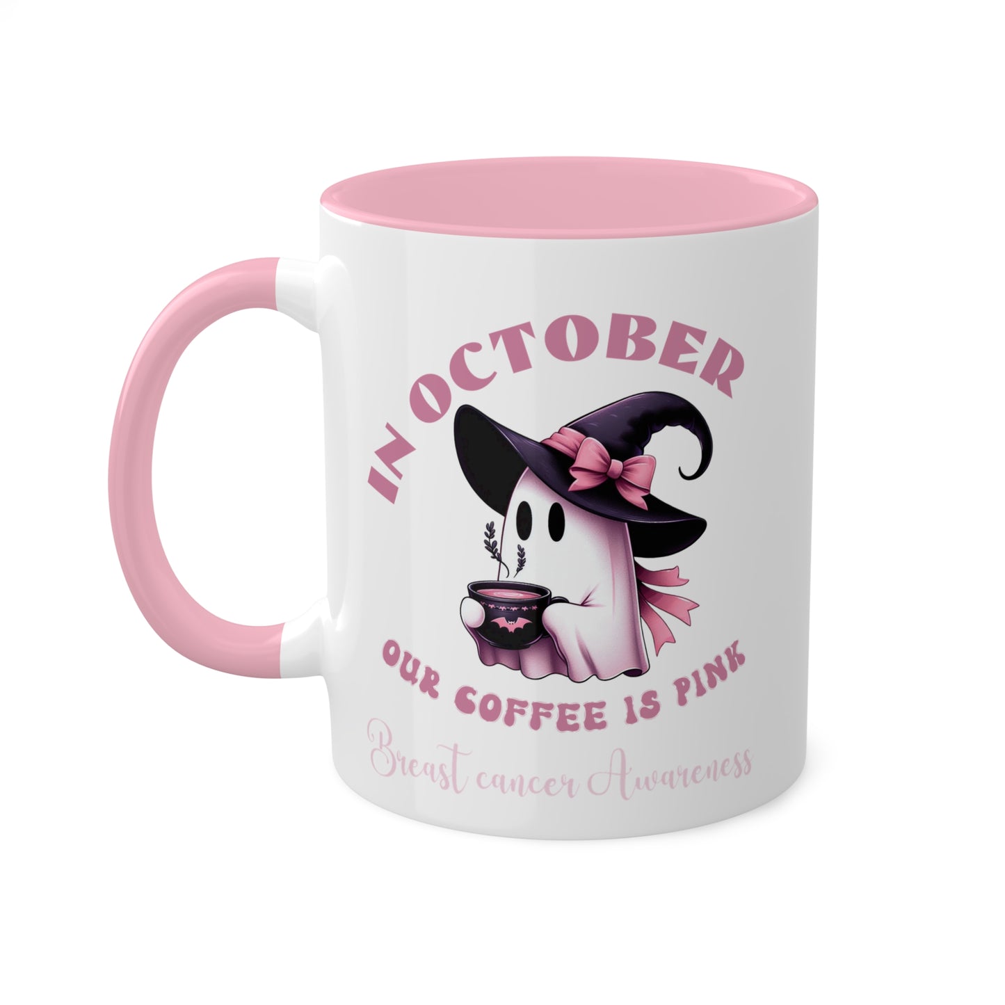 Colorful Mugs, 11oz, Breast Cancer Awareness Mugs - Inspirational Quotes and Designs