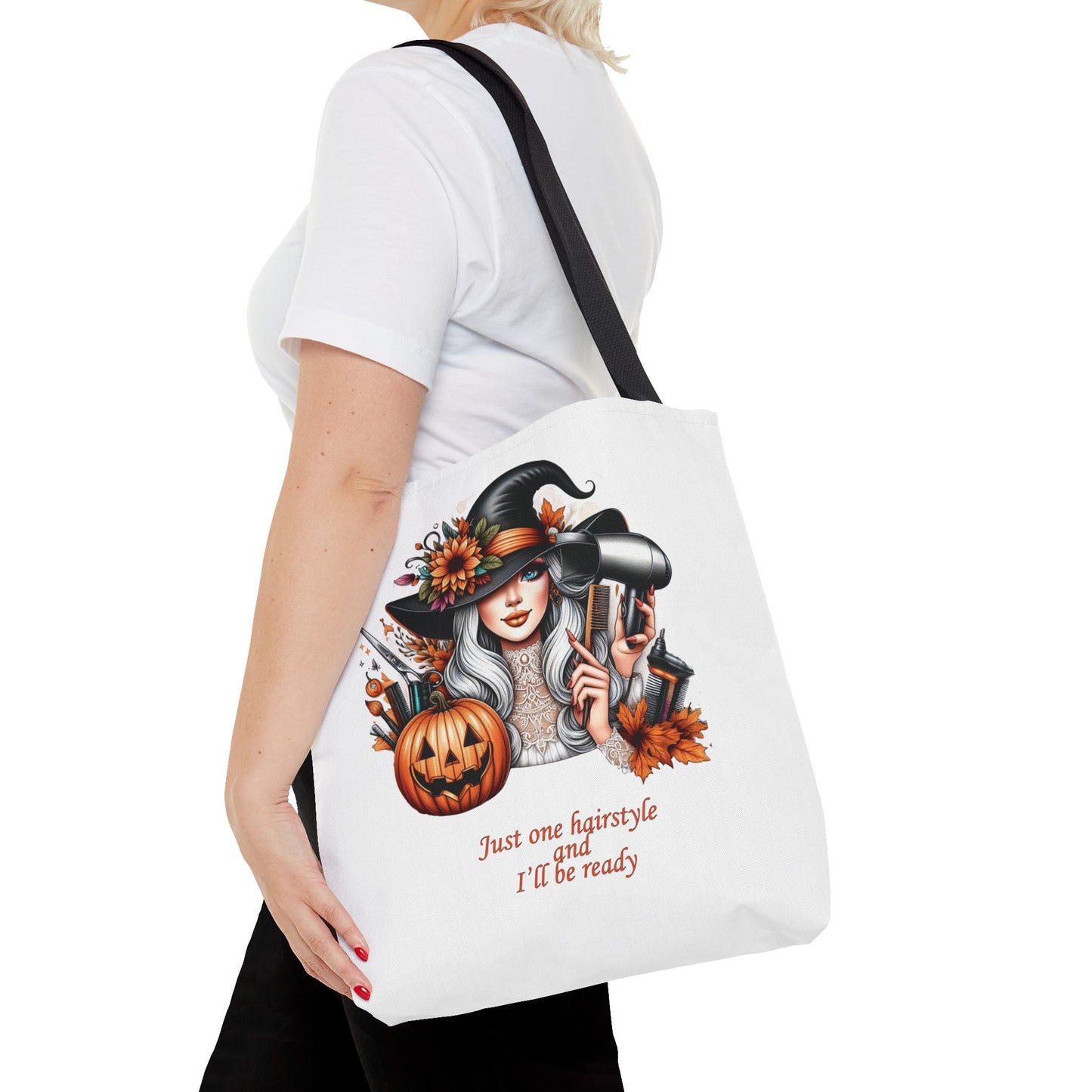 "Just one hairstyle" - Lover Tote Bag, Gift, For him and her, Lovers, Halloween