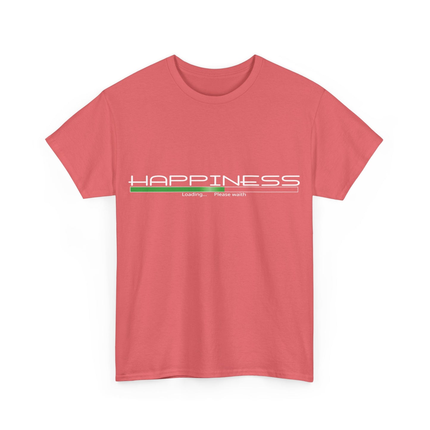 "HAPPINESS" - Unisex Heavy Cotton Tee, Sporty, Casual, Gift, For Him or Her.