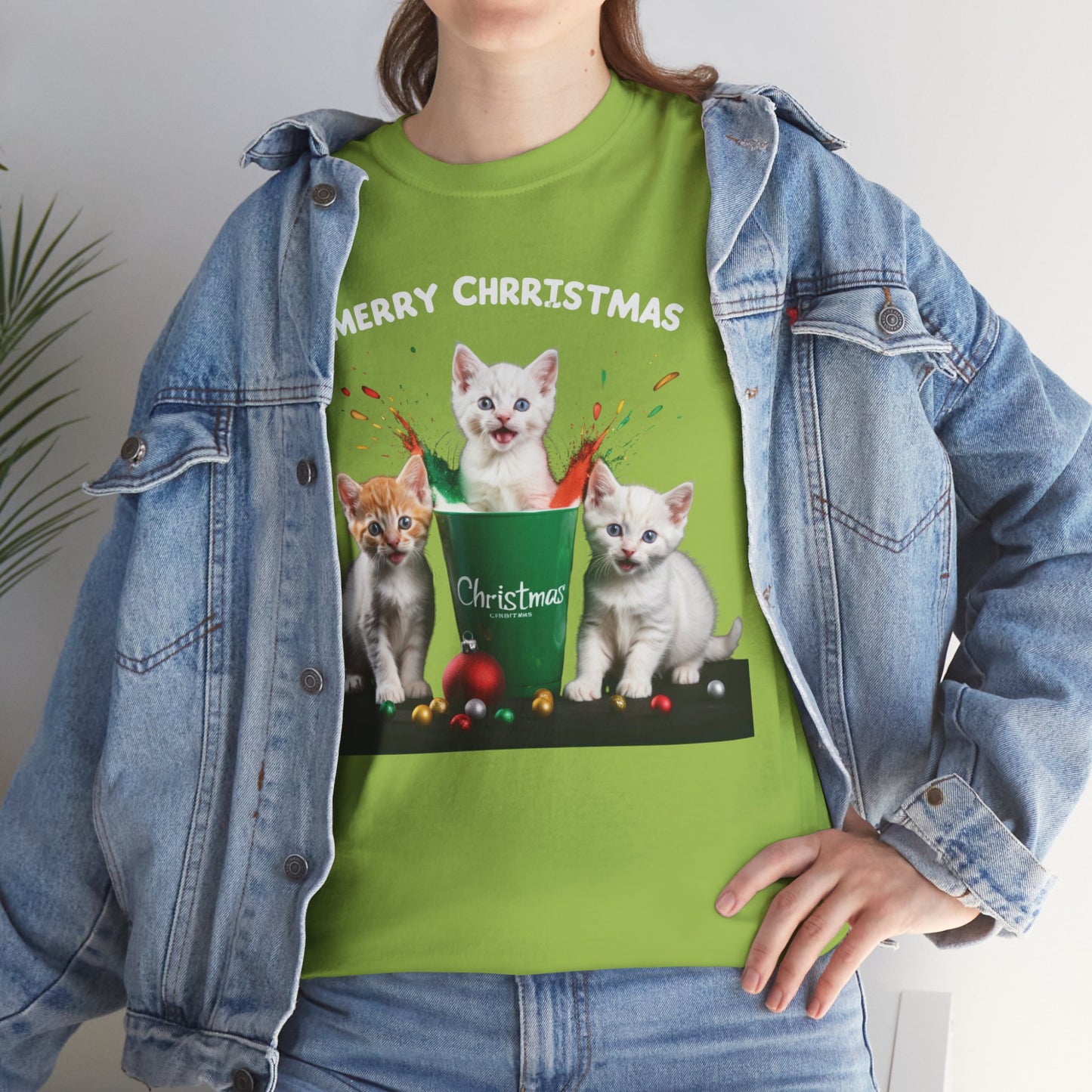 Gato Navidad Tee