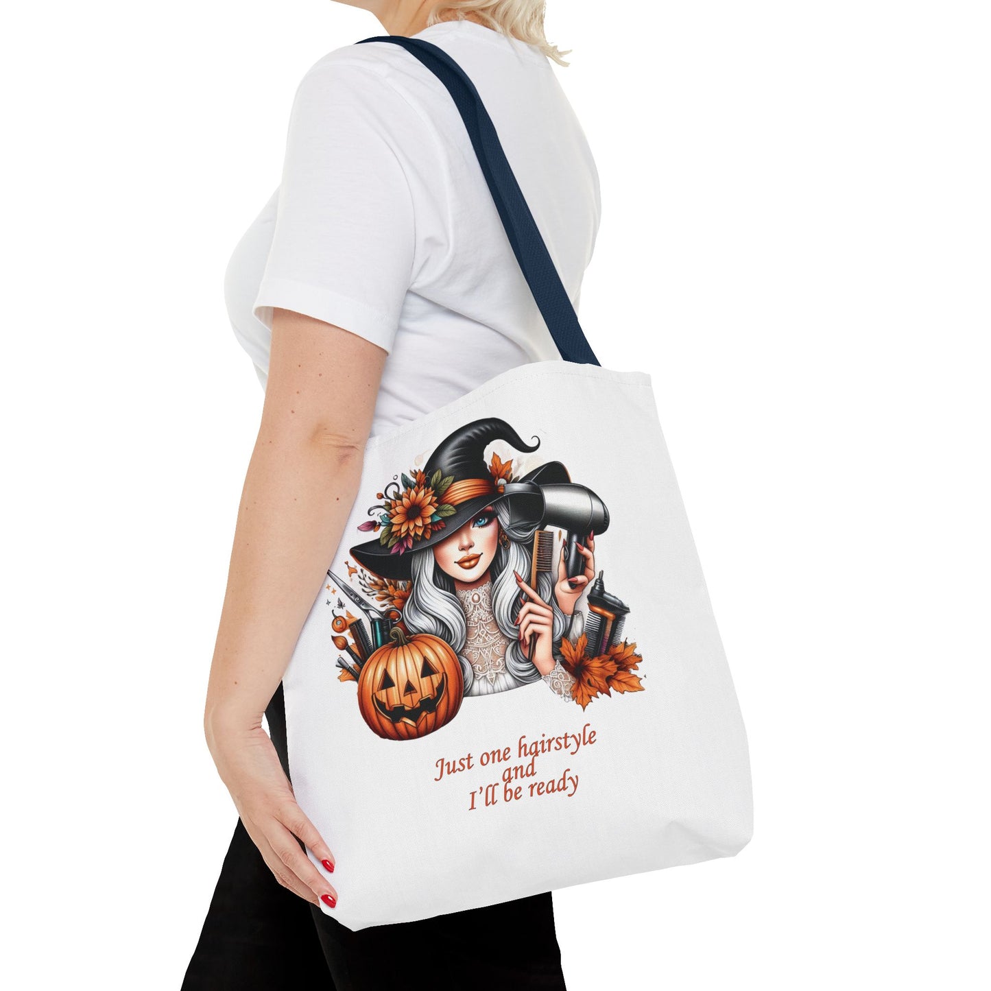 "Just one hairstyle" - Lover Tote Bag, Gift, For him and her, Lovers, Halloween