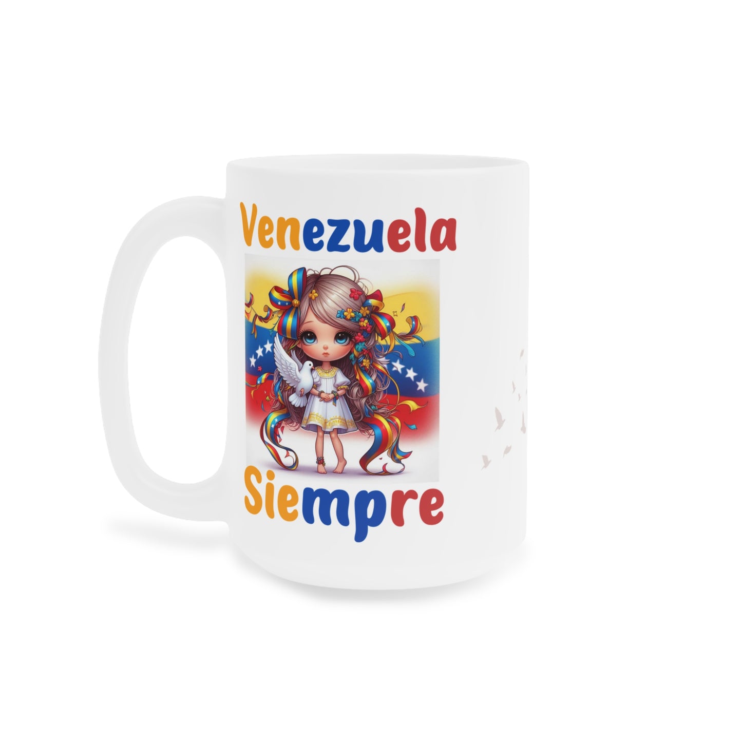 Ceramic Mugs (11oz\15oz\20oz), Ceramic Mugs (11oz\15oz\20oz), para las personas amantes de Venezuela o para los venezolanos migrantes de su pais, con banderas de Venezuela