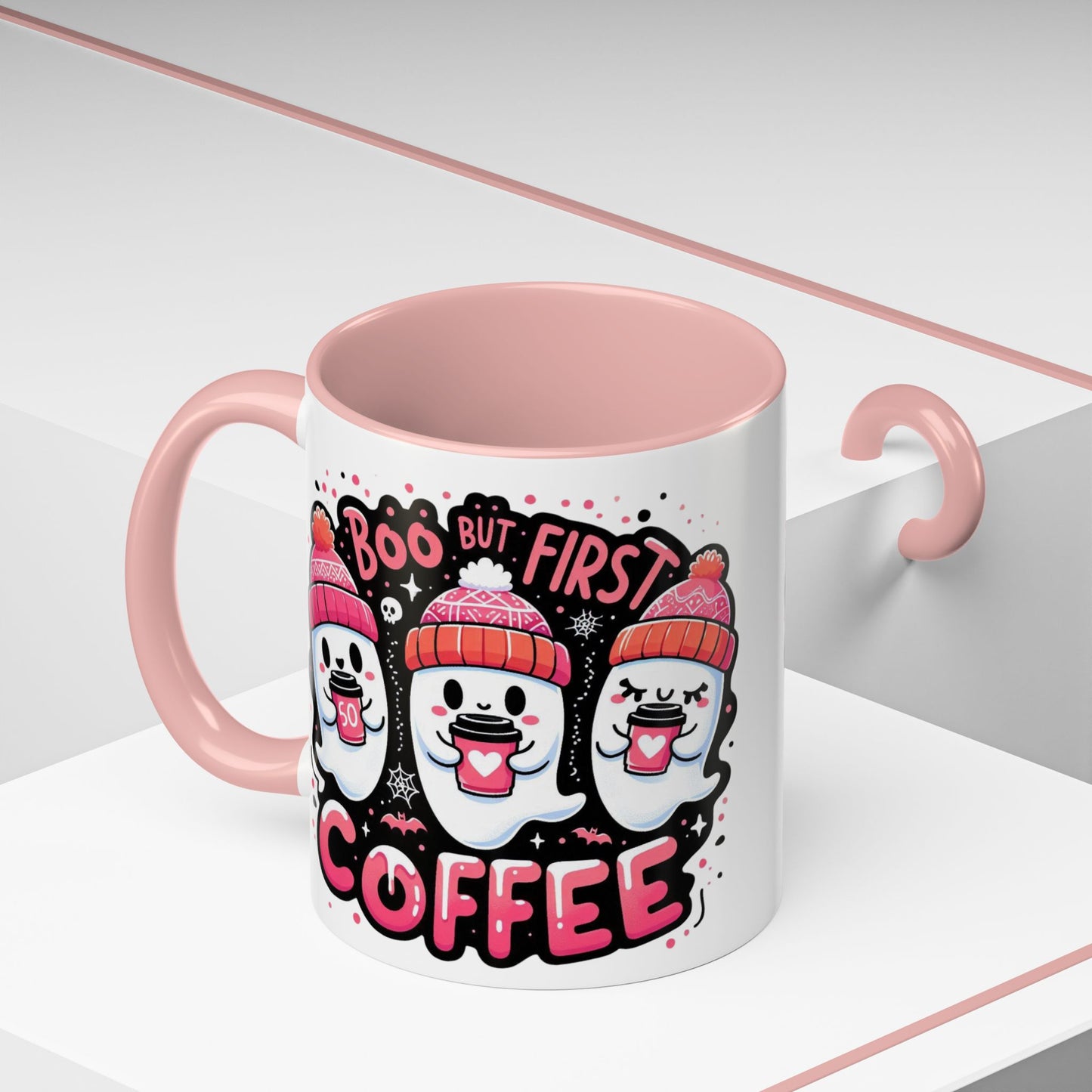 Halloween Ghost Cat Coffee Mug