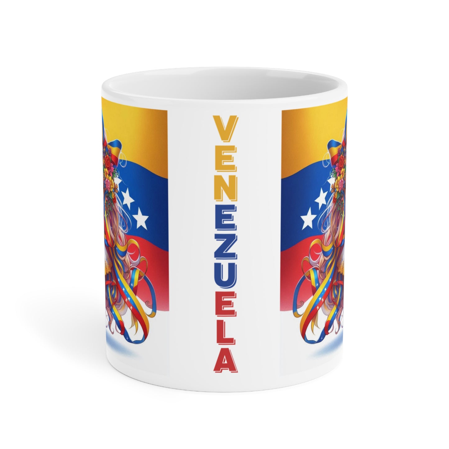 Ceramic Mugs (11oz\15oz\20oz), Ceramic Mugs (11oz\15oz\20oz), para las personas amantes de Venezuela o para los venezolanos migrantes de su pais, con banderas de Venezuela