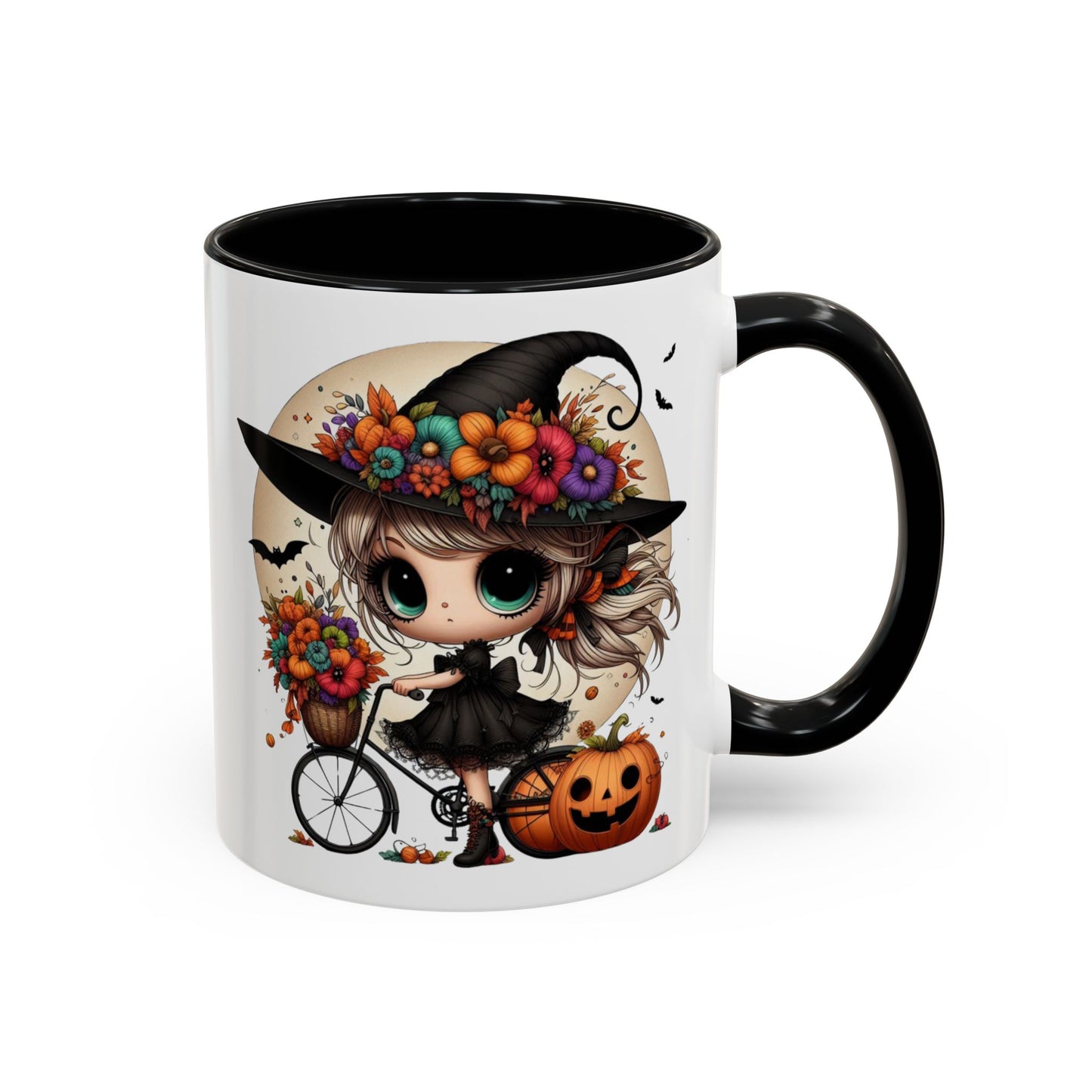 Mug Halloween Decorated with Positive Message