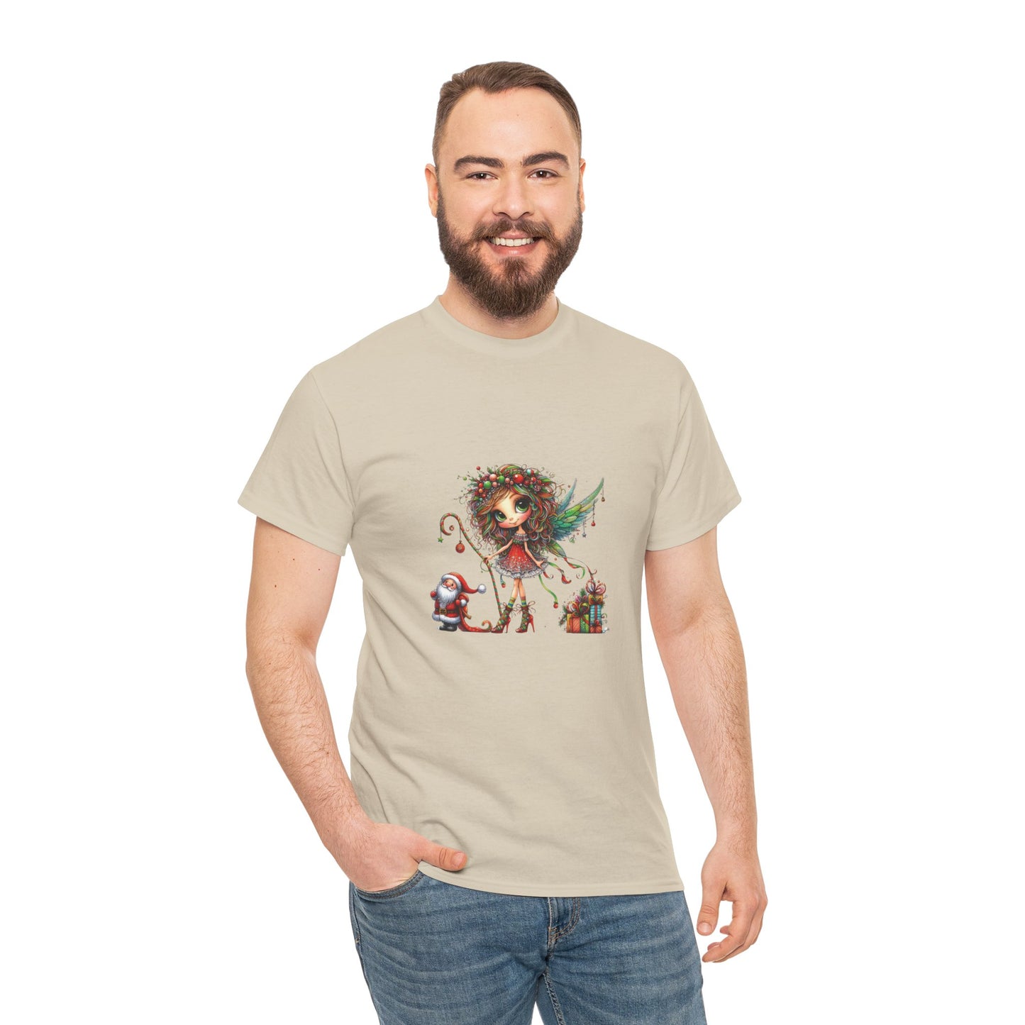 "Camiseta de navidad", Unisex Heavy Cotton Tee