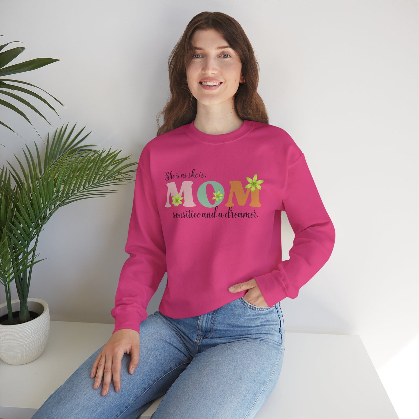 Mama Unisex Heavy Blend™ Crewneck Sweatshirt - Para Mama Design