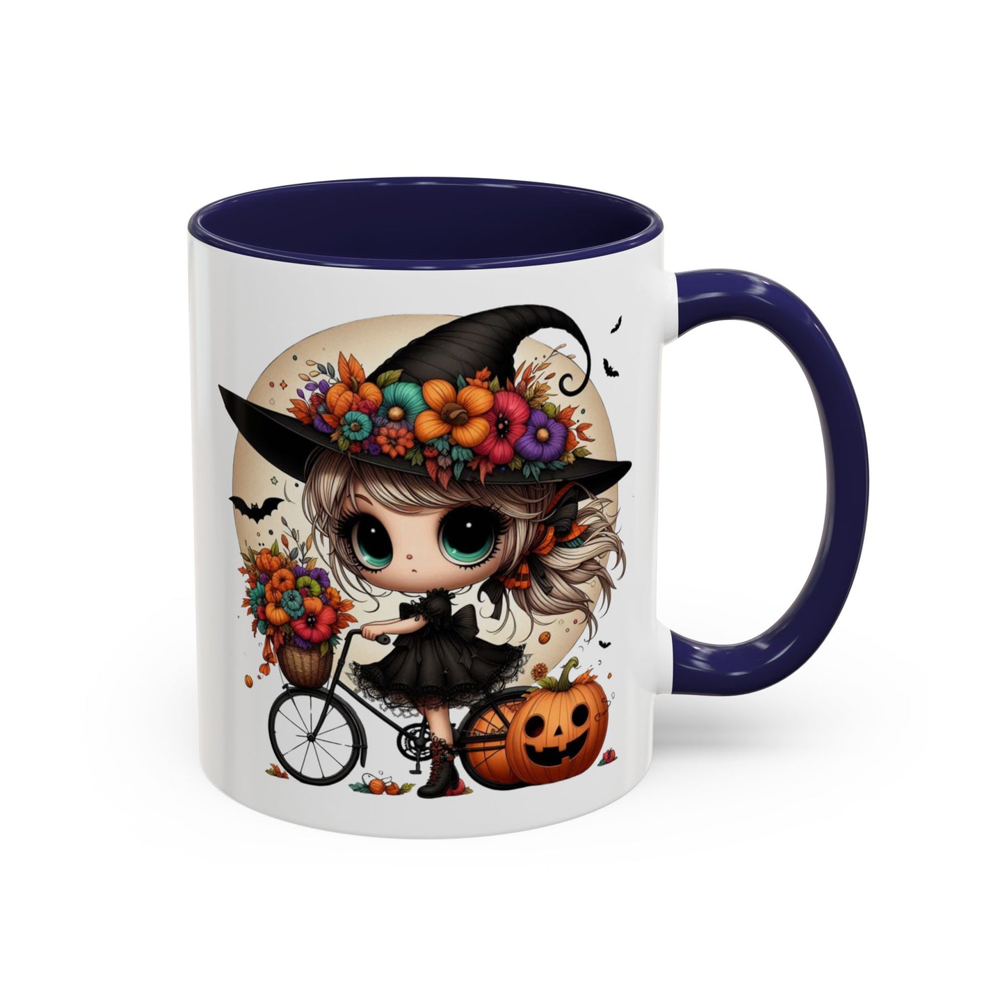 Mug Halloween Decorated with Positive Message