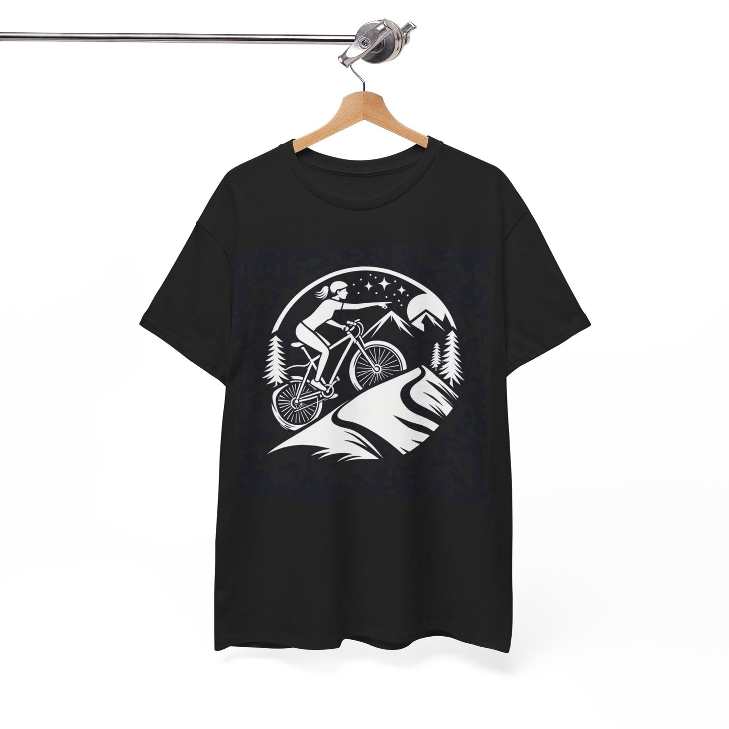 Unisex Heavy Cotton Tee, para amantes del ciclismo, amantes de bicicletas, ropa de ciclismo, camisetas de ciclismo de montaña, ropa de ciclismo, amantes de la bicicleta