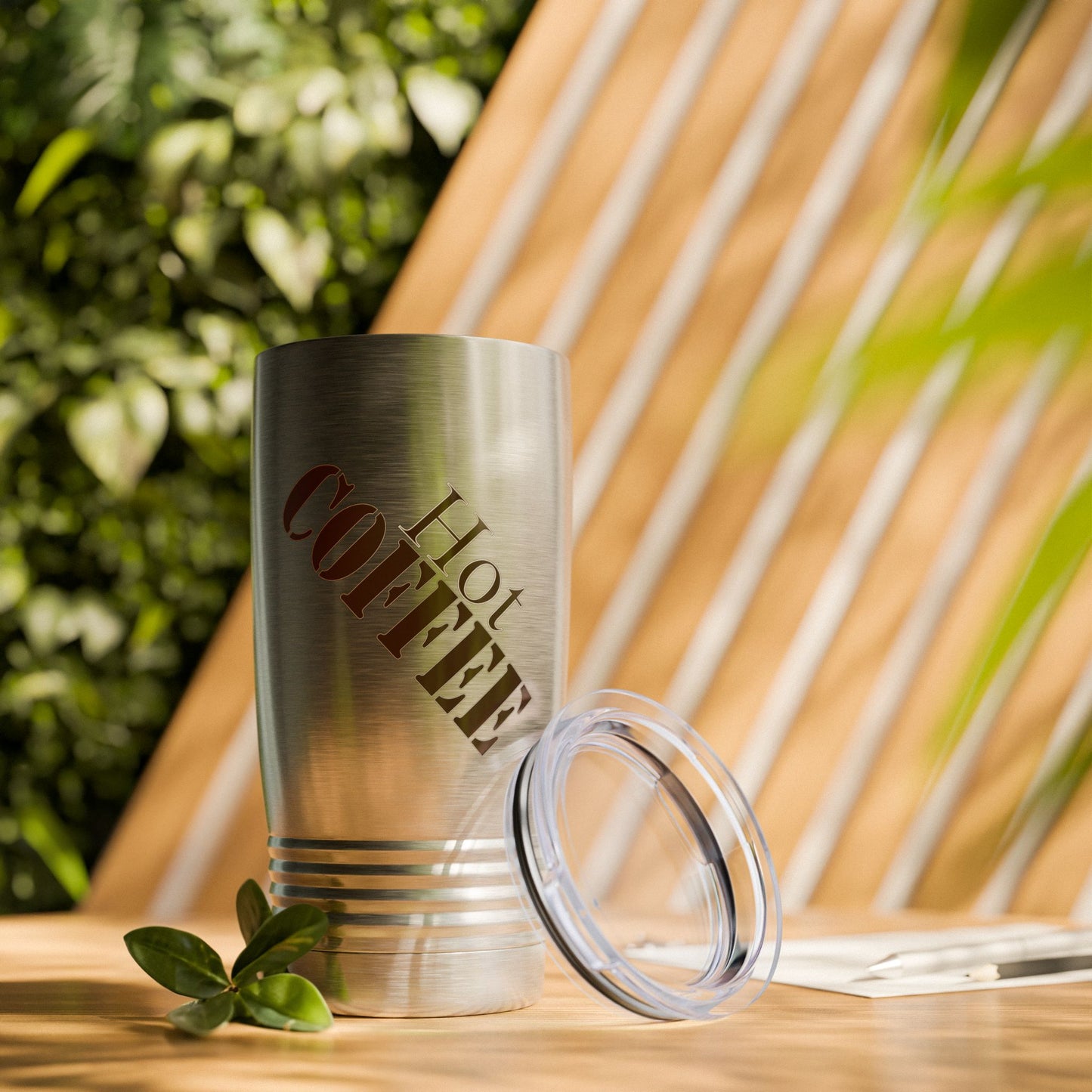 "Cafe Caliente" - Ringneck Tumbler, 20oz, El o Ella, Regalo, Deportes