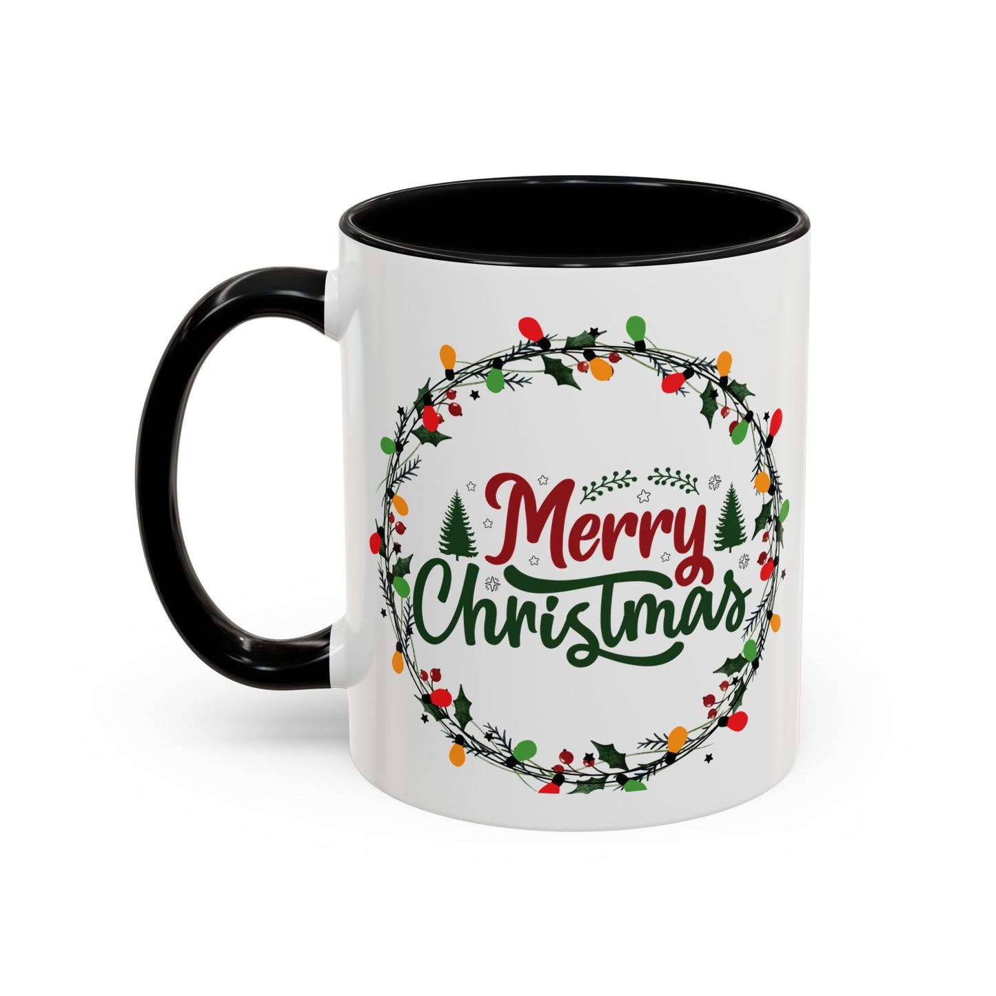 Mug, Merry Christmas Accent Coffee Mug (11, 15oz)