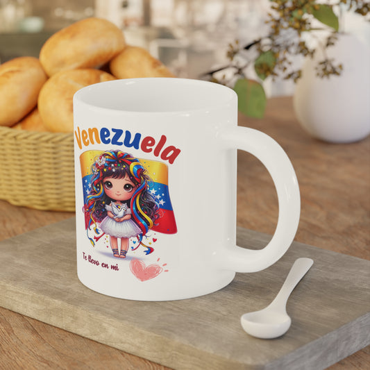 Ceramic Mugs (11oz\15oz\20oz), Ceramic Mugs (11oz\15oz\20oz), para las personas amantes de Venezuela o para los venezolanos migrantes de su pais, con banderas de Venezuela