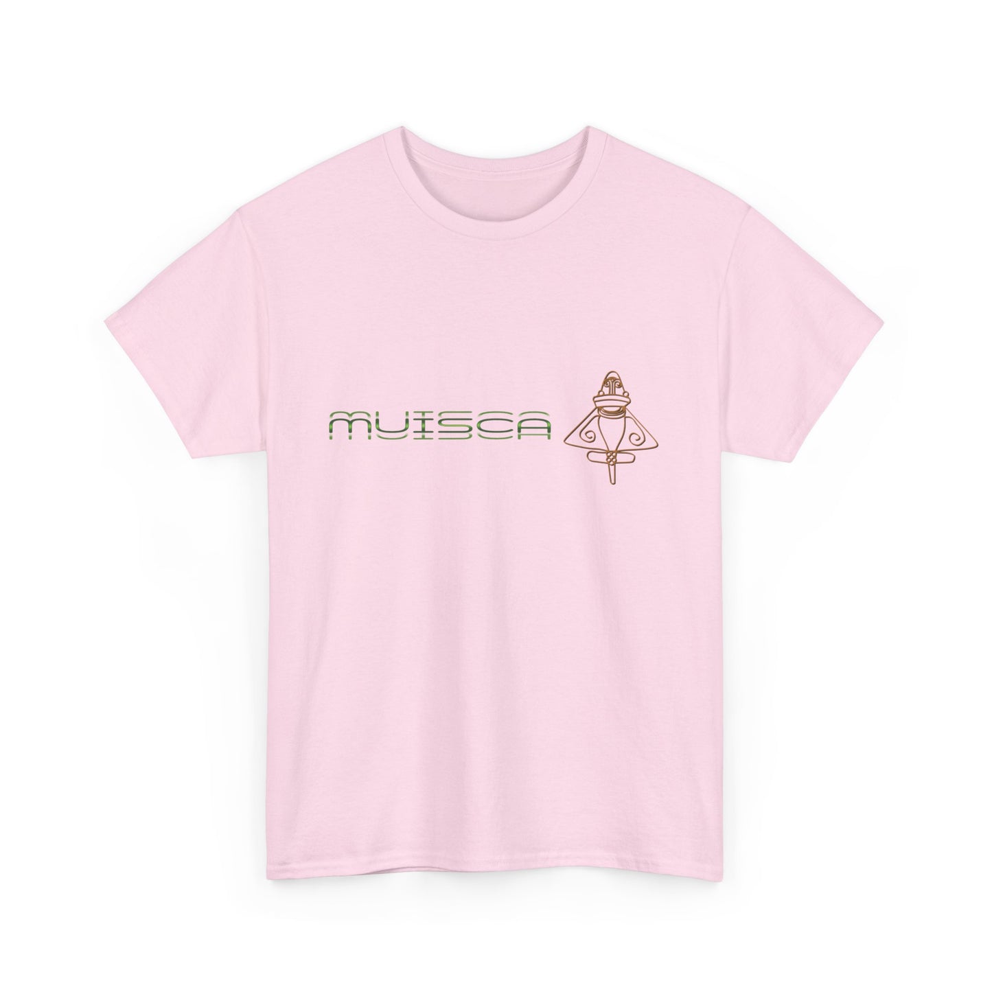 "CULTURA MUISCA" - Unisex Heavy Cotton Tee, Sporty, Casual, Gift, For Him or Her.