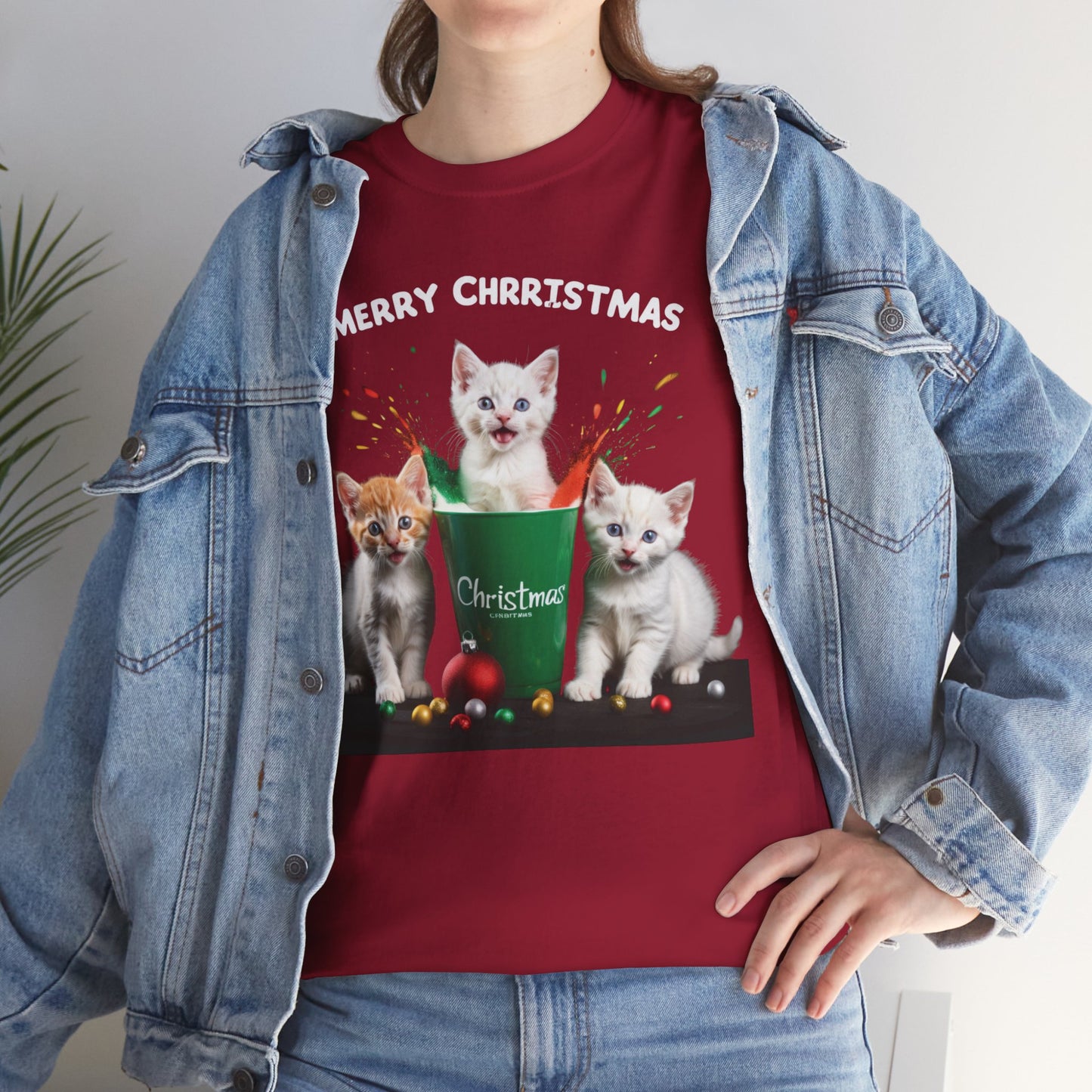 Gato Navidad Tee