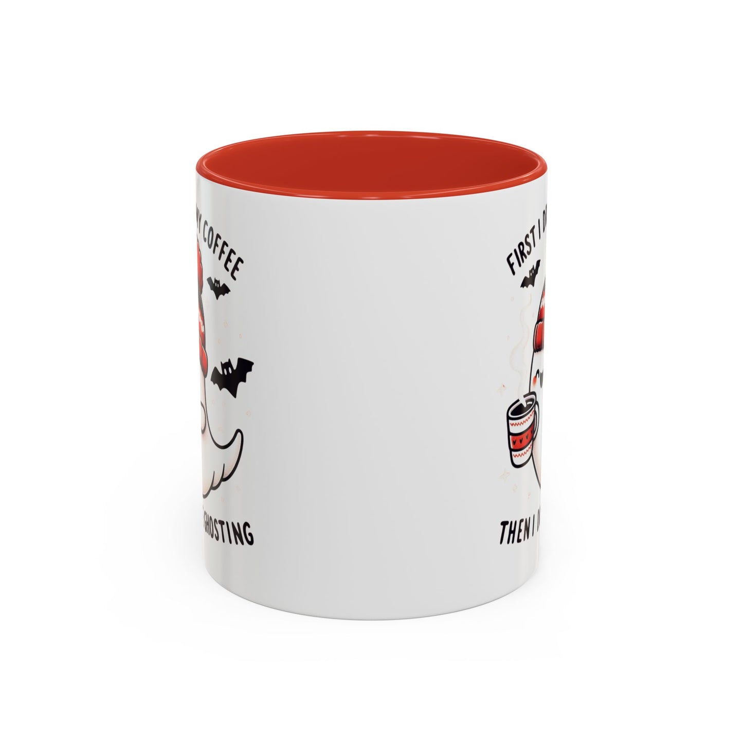 Halloween Ghost Cat Coffee Mug