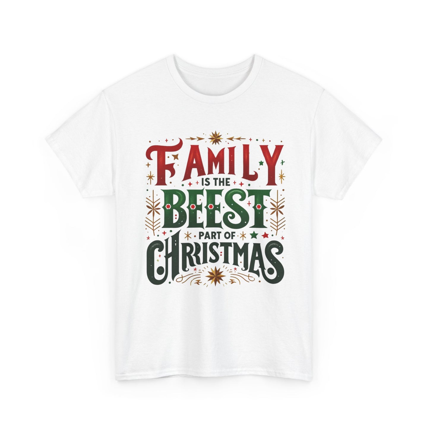 T-shirt for the family at Christmas with a message alluding to family unity