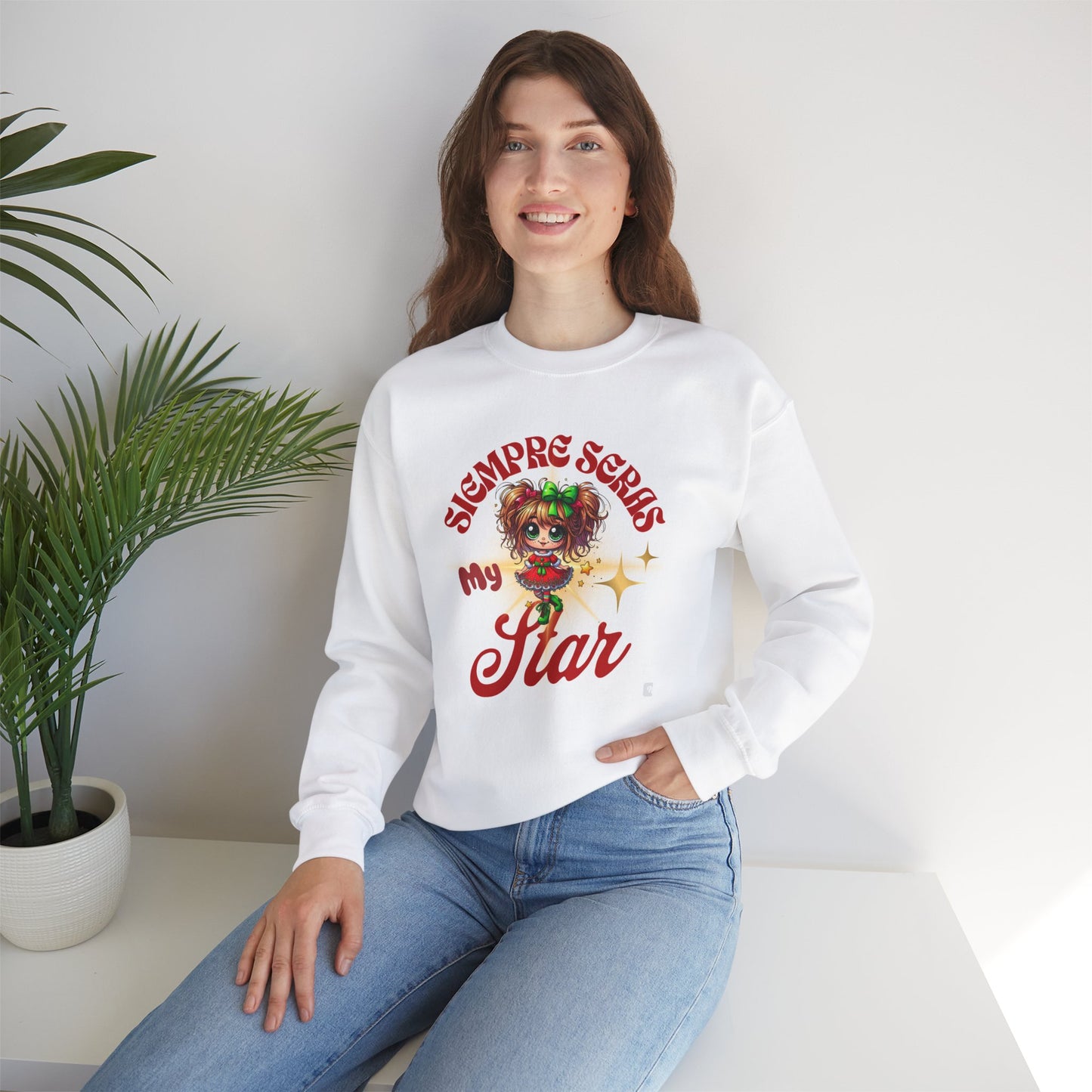 Mama Unisex Heavy Blend™ Crewneck Sweatshirt - Para Mama Design