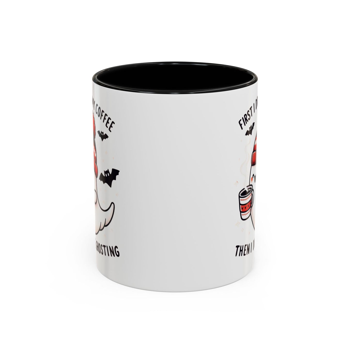 Halloween Ghost Cat Coffee Mug